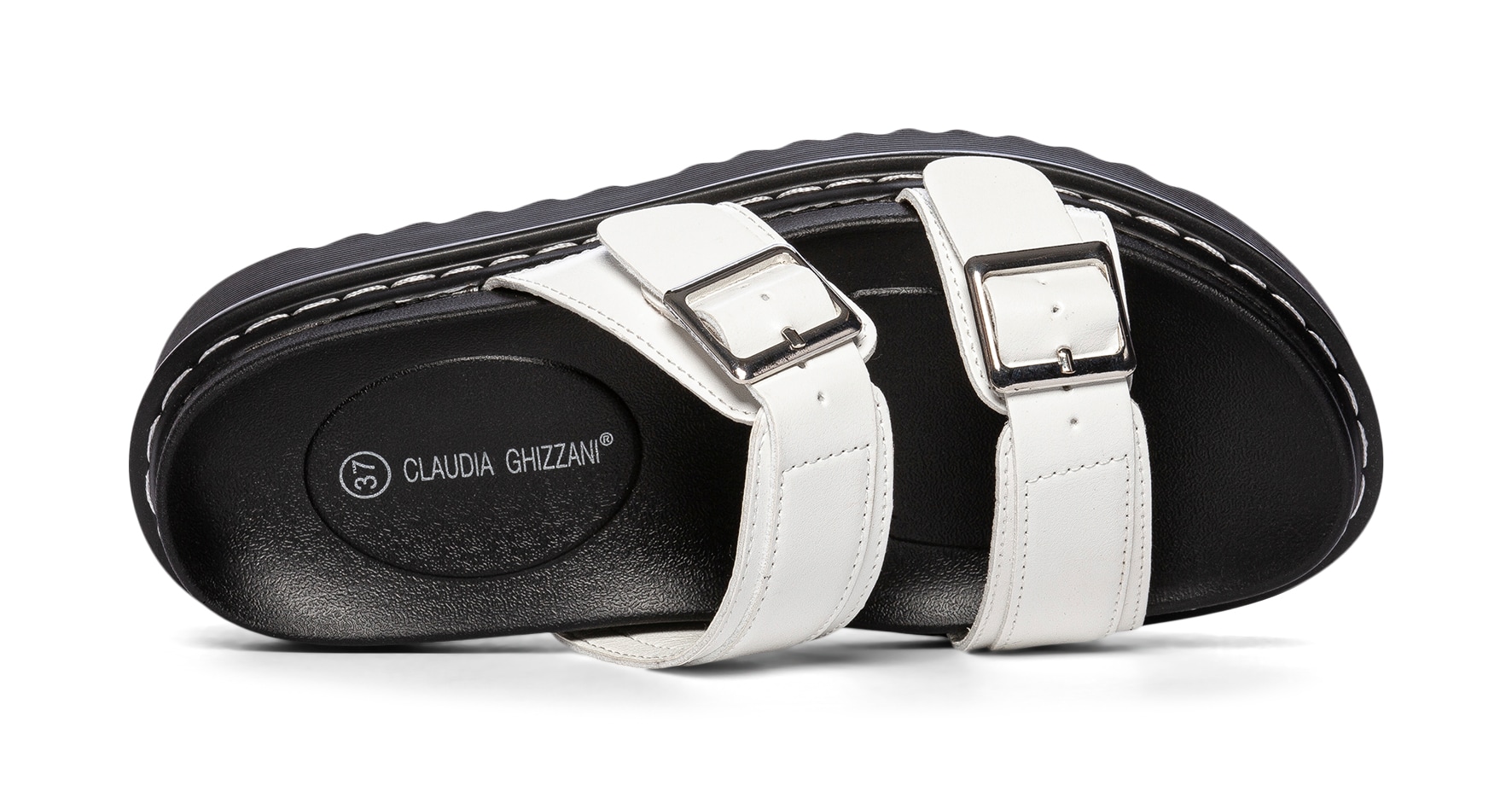 CLAUDIA GHIZZANI, Sandaler Hvit