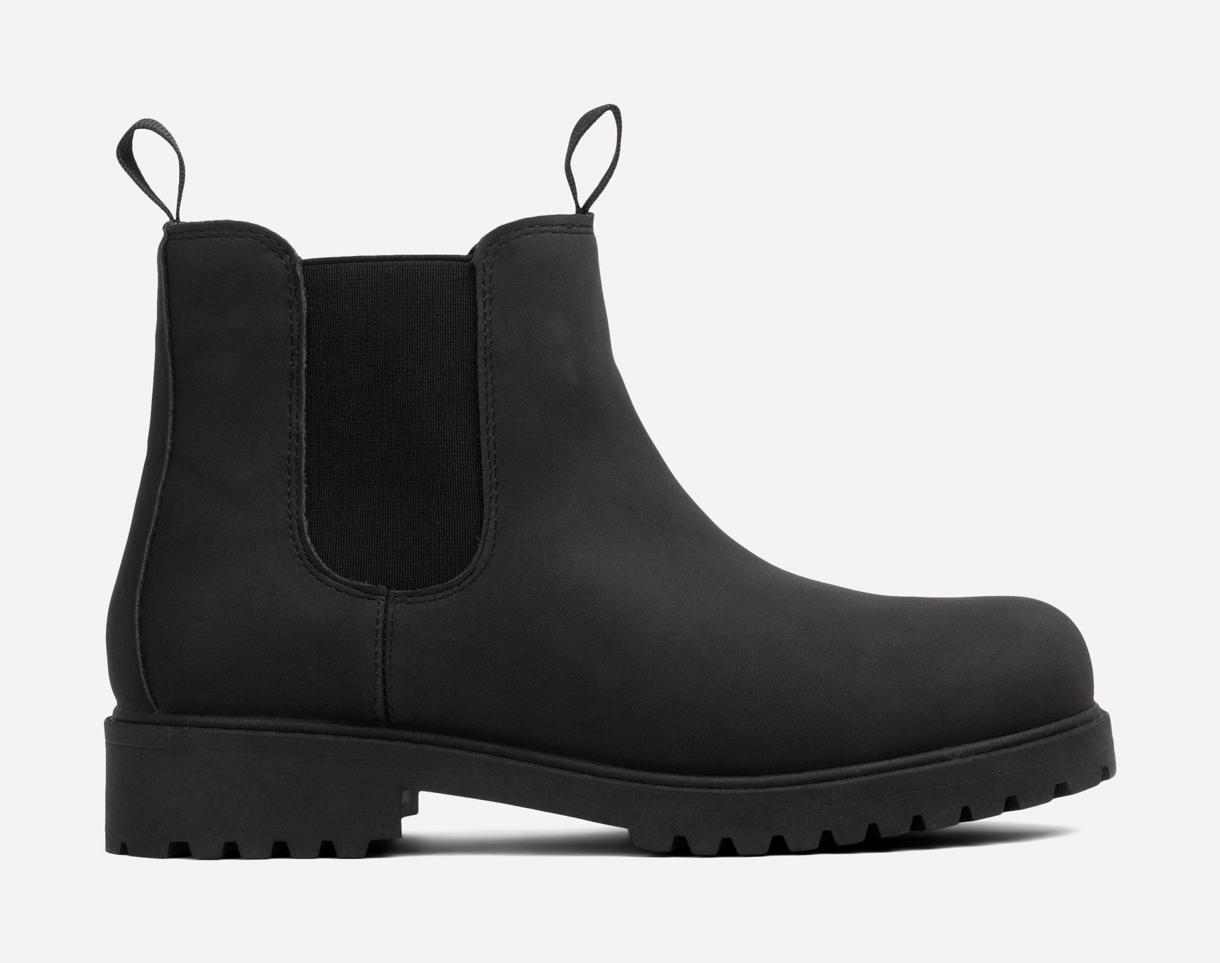 LEJON, Varmforet chelseaboots Sort