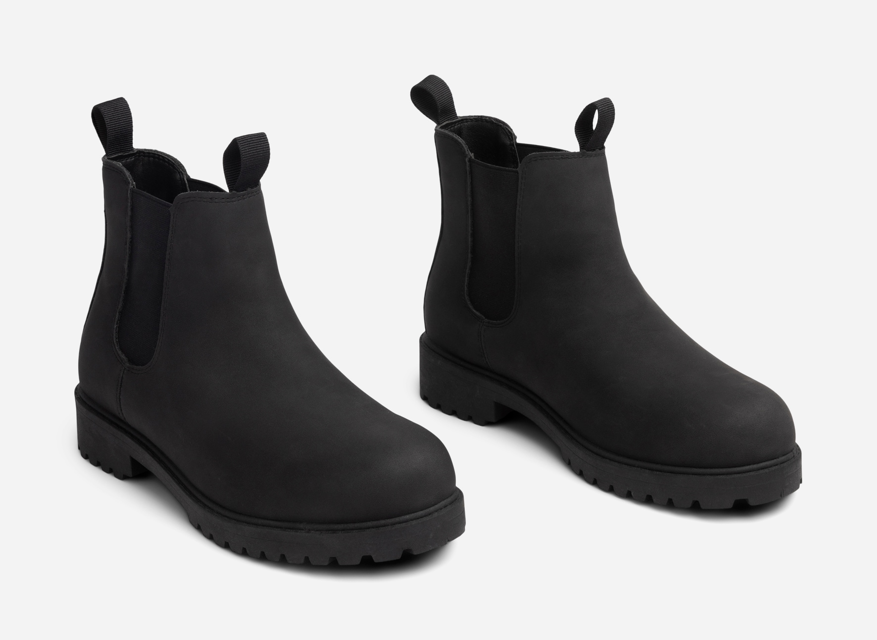 LEJON, Varmforet chelseaboots Sort