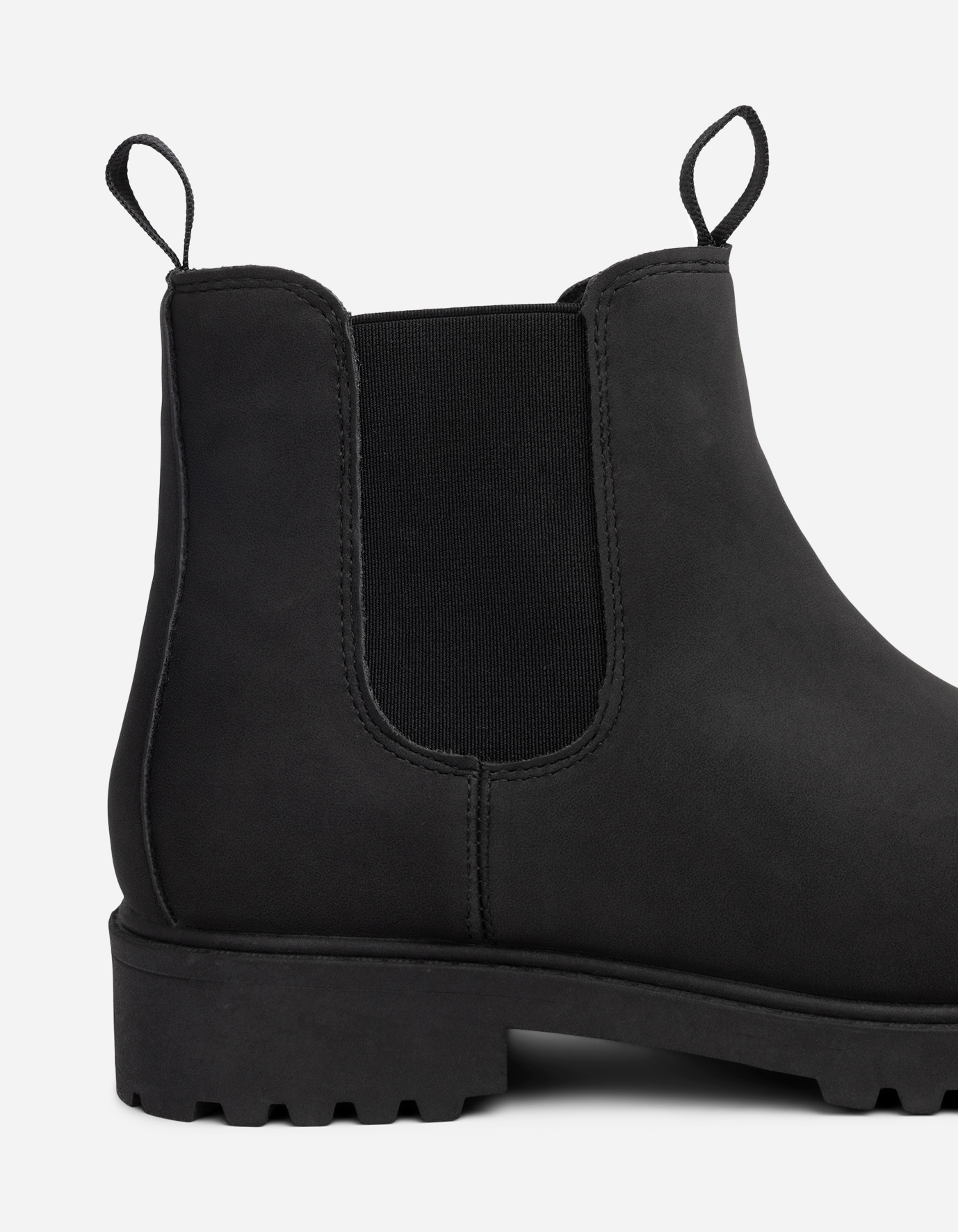LEJON, Varmforet chelseaboots Sort
