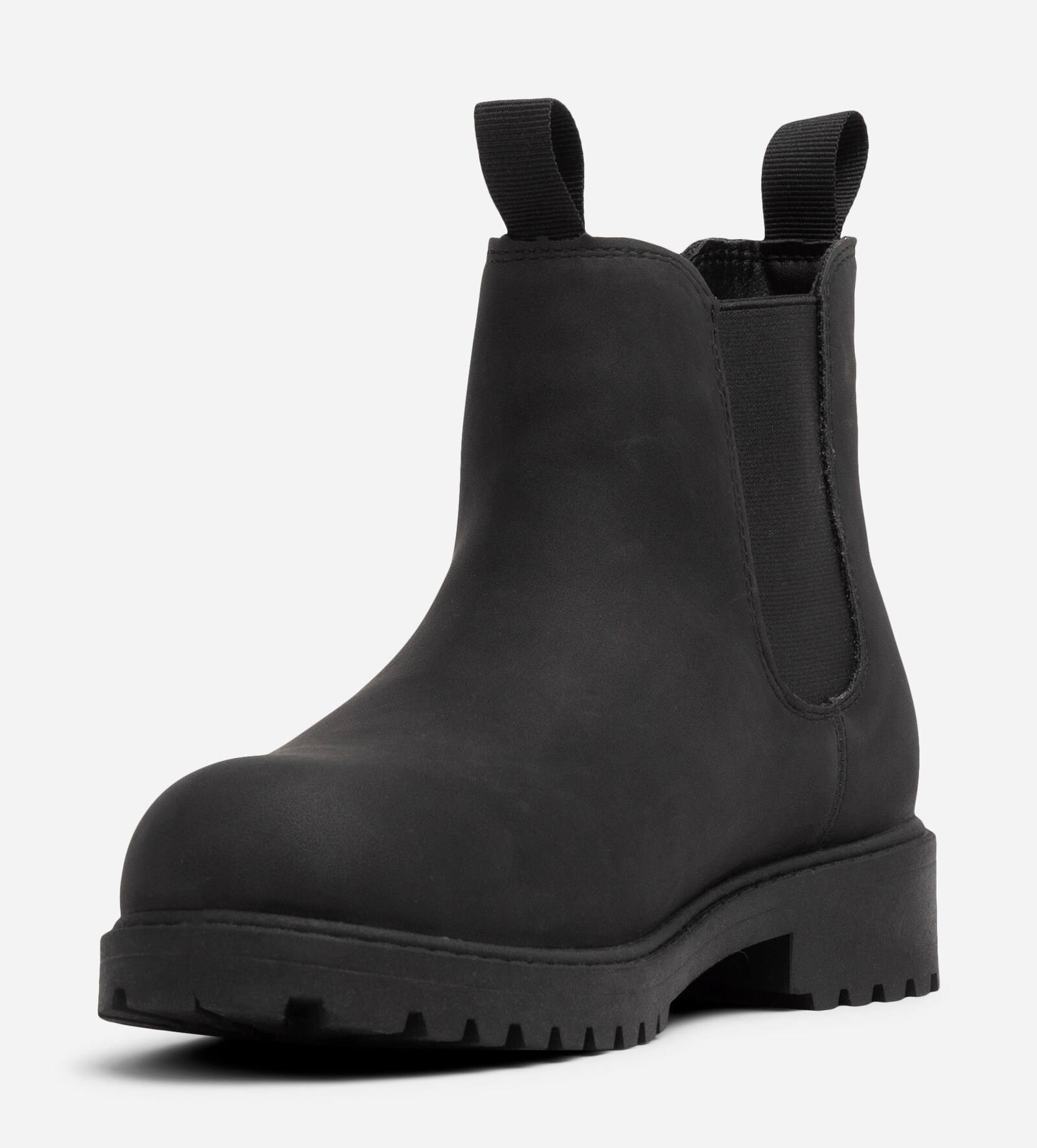 LEJON, Varmforet chelseaboots Sort