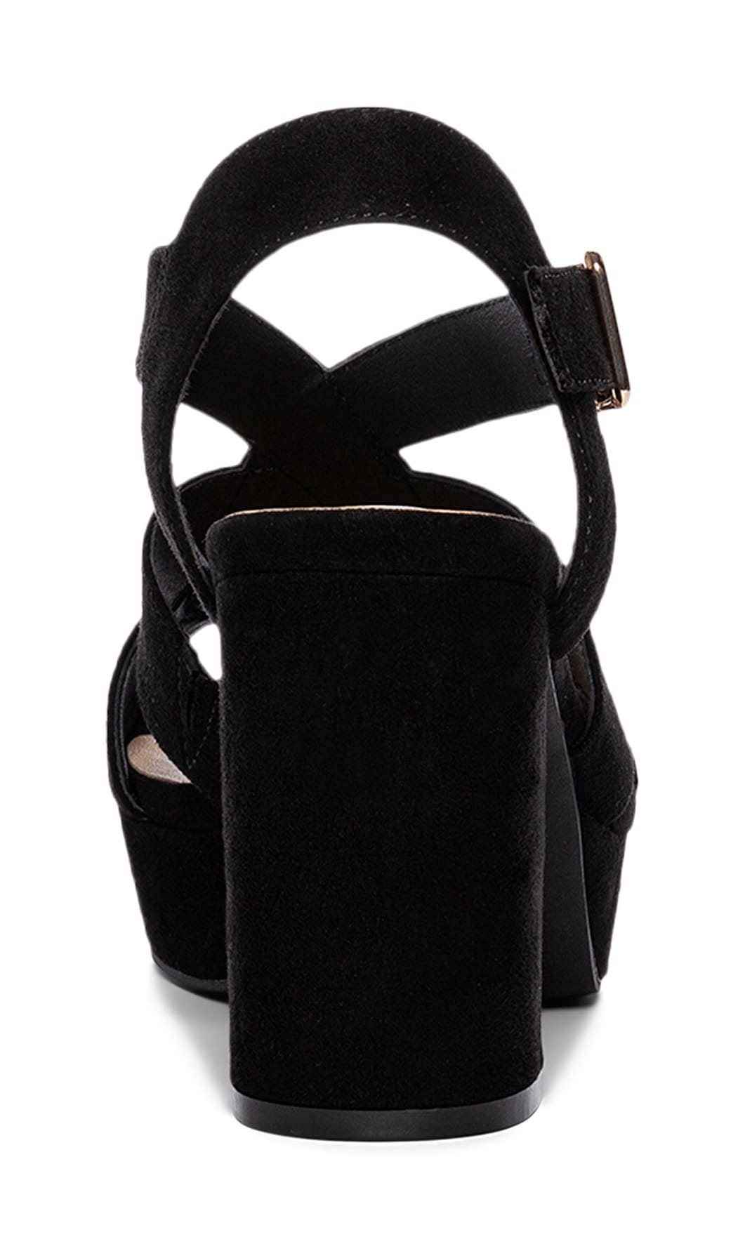 VOX, Sandalett med platåsåle Sort