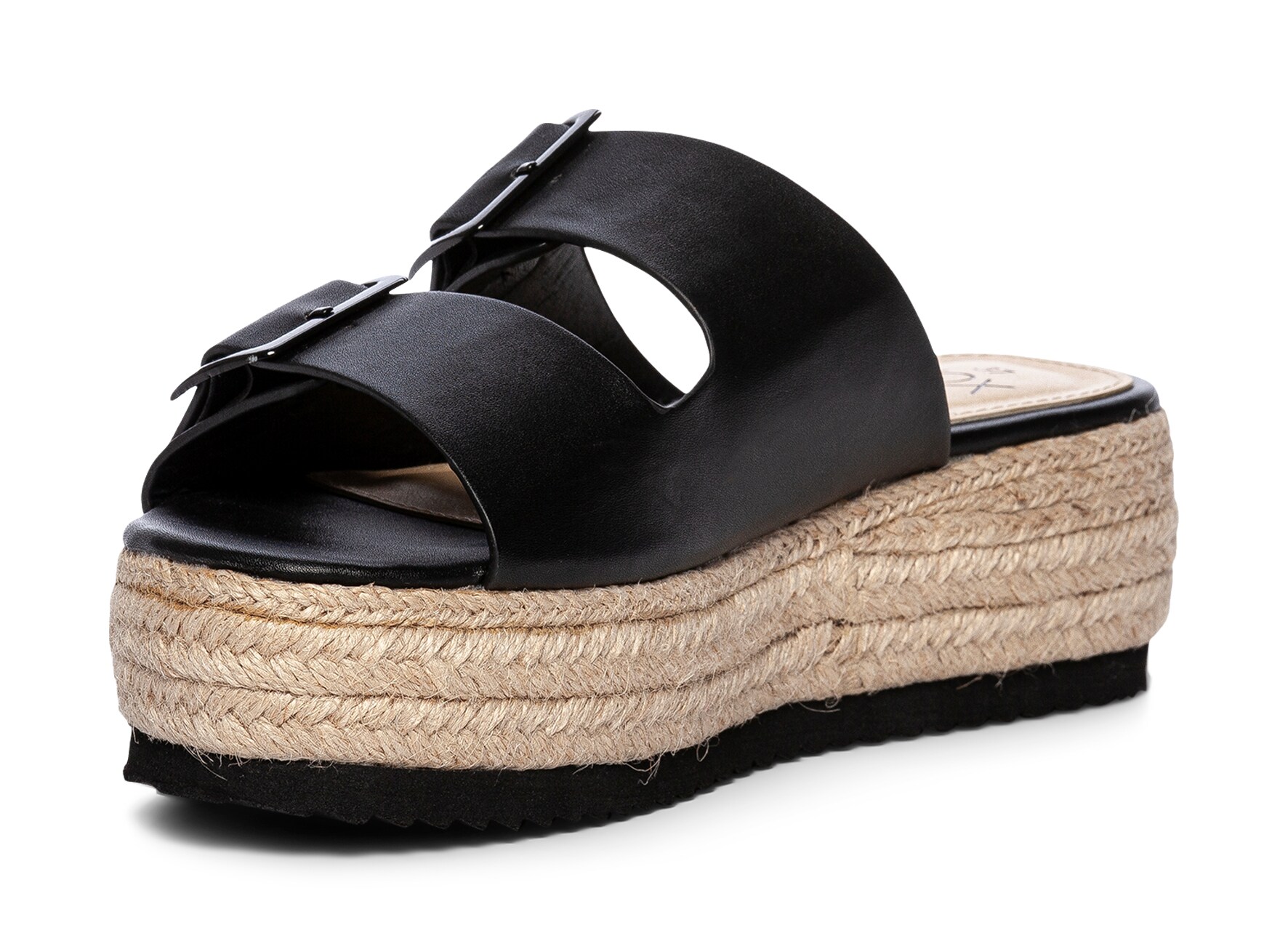 VOX, Sandal med platåsåle Sort