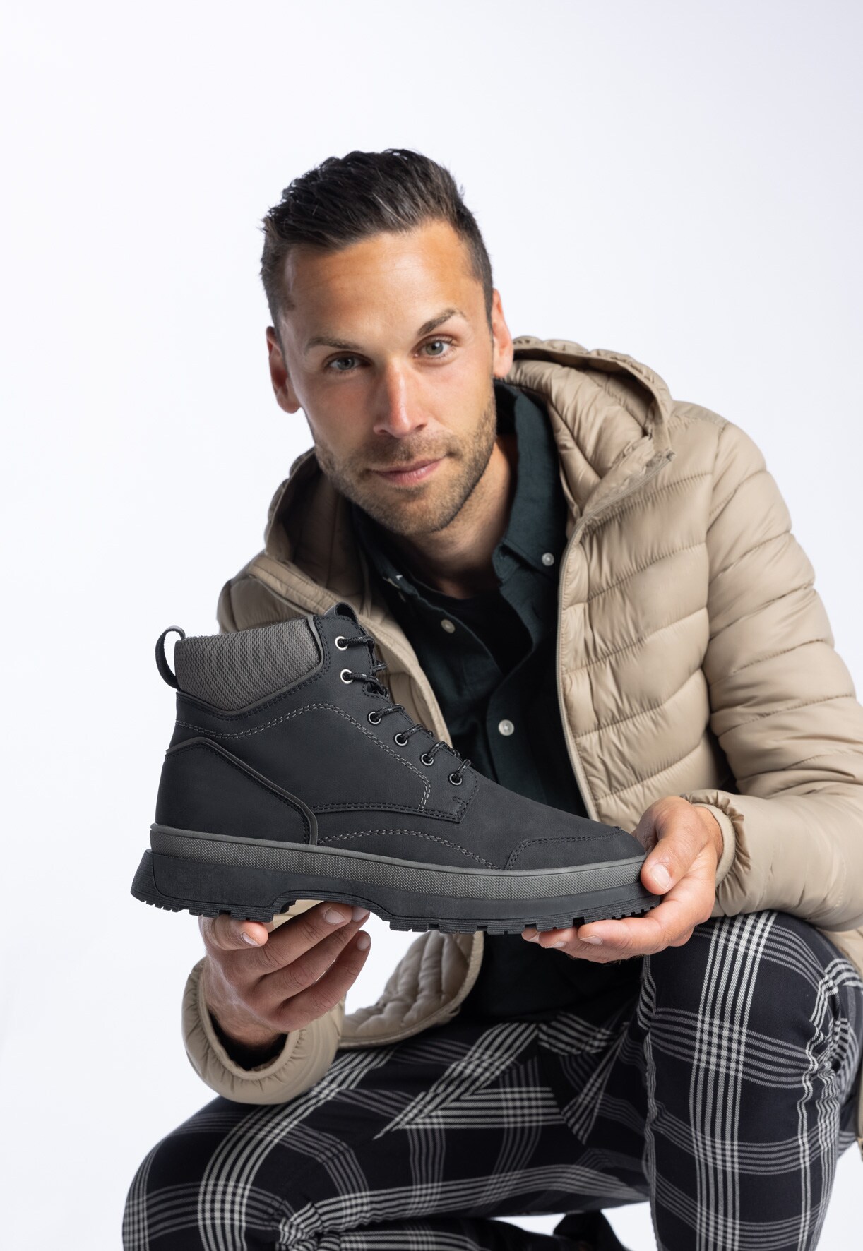 STEPSIDE, Varmforet skolett Sort