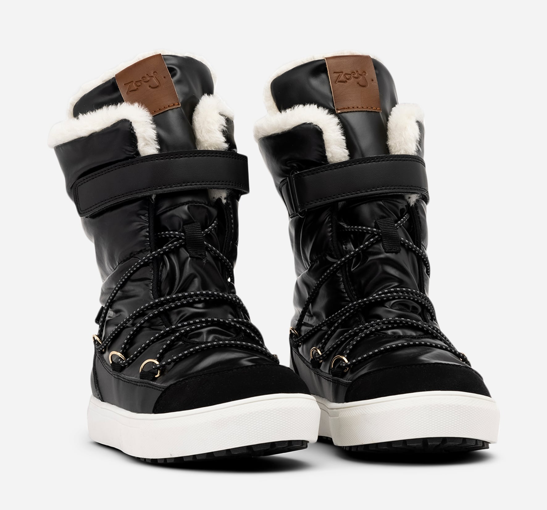 ZOEY, Varmforet skolett waterproof Sort