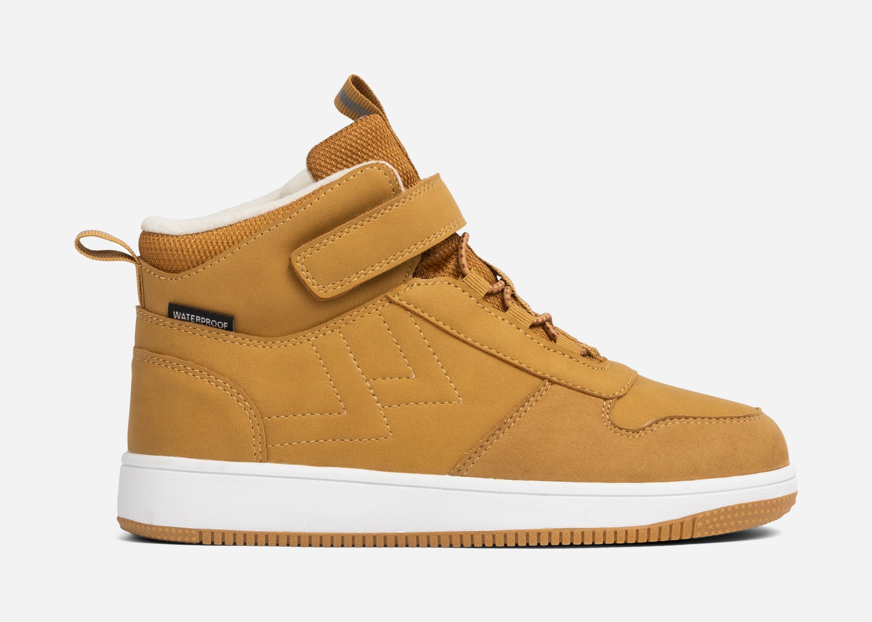 LEJON, Fleeceforet høy sneakers waterproof Gul