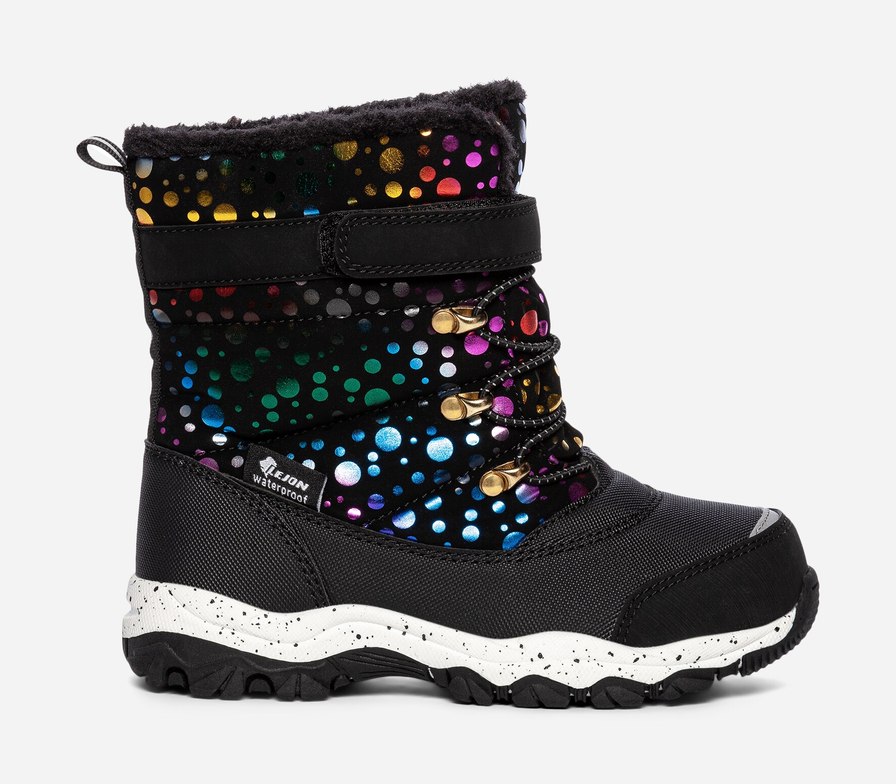 LEJON, Varmforet skolett waterproof Sort