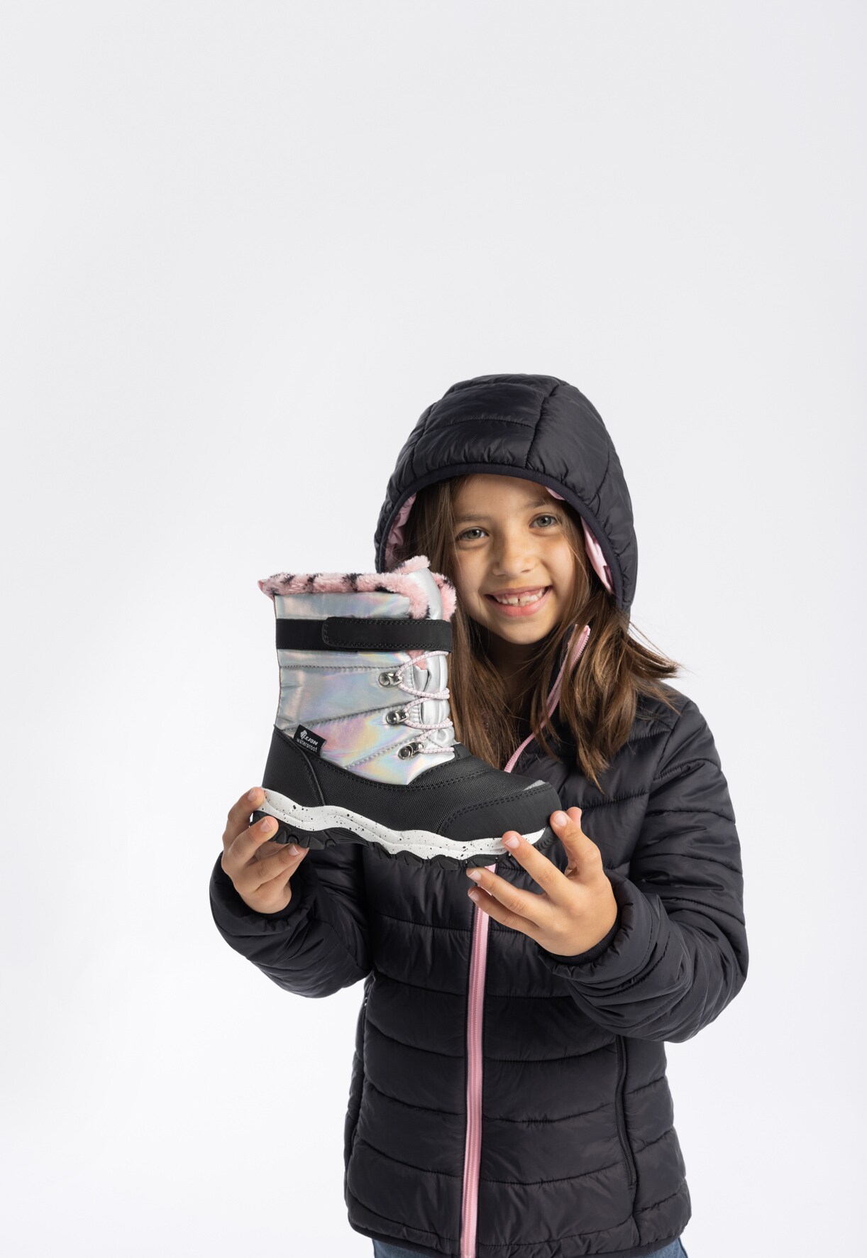 LEJON, Varmforede skoletter waterproof Metall