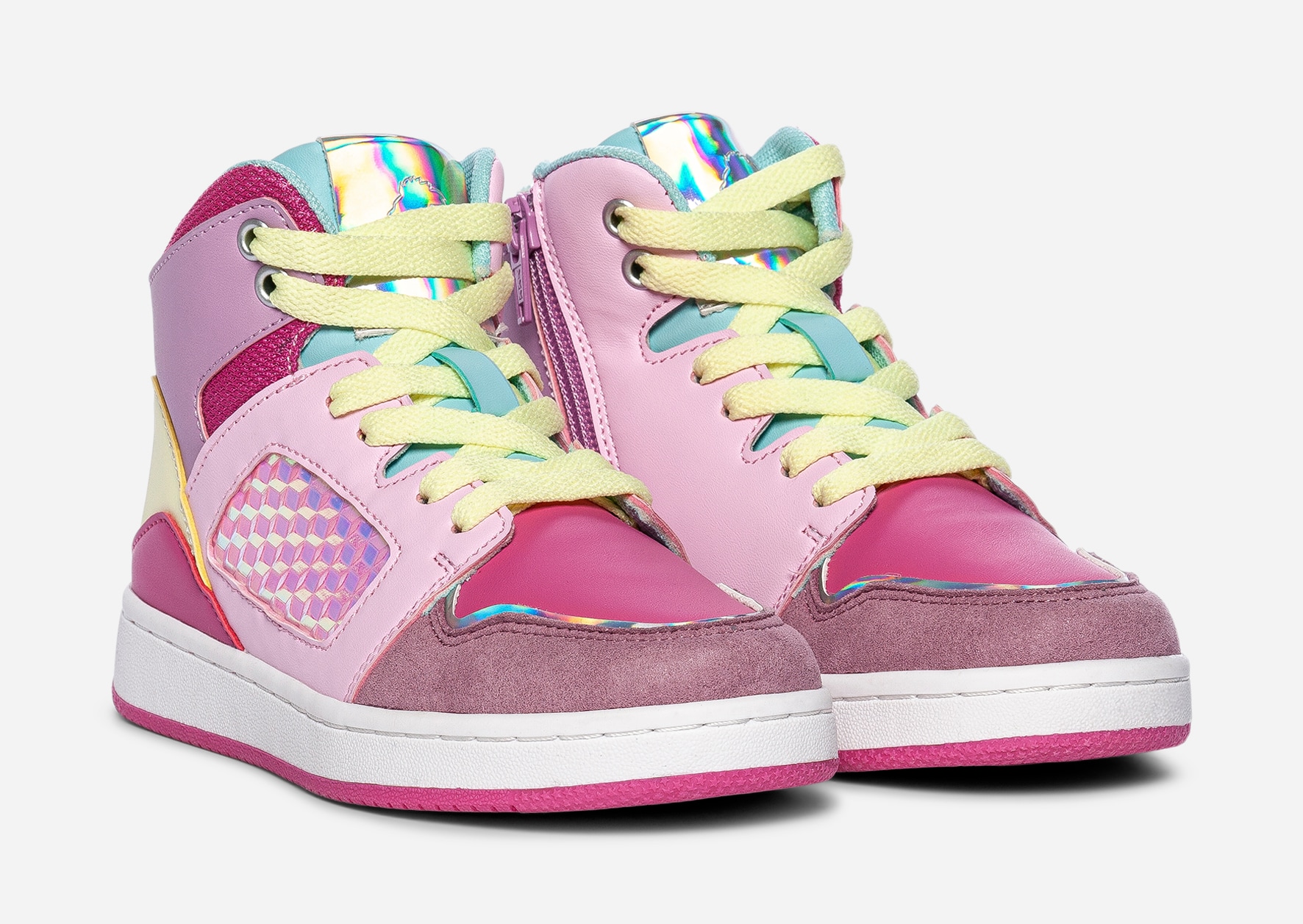 LEJON, Høye sneakers Lilla