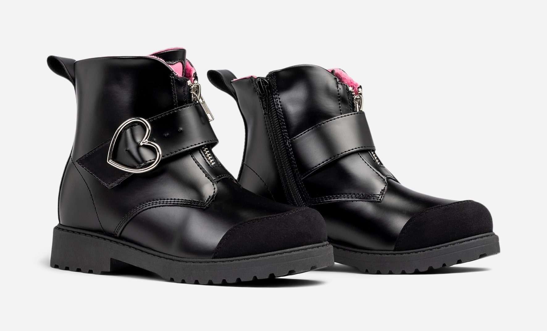 ZOEY, Fleeceforet boots Sort