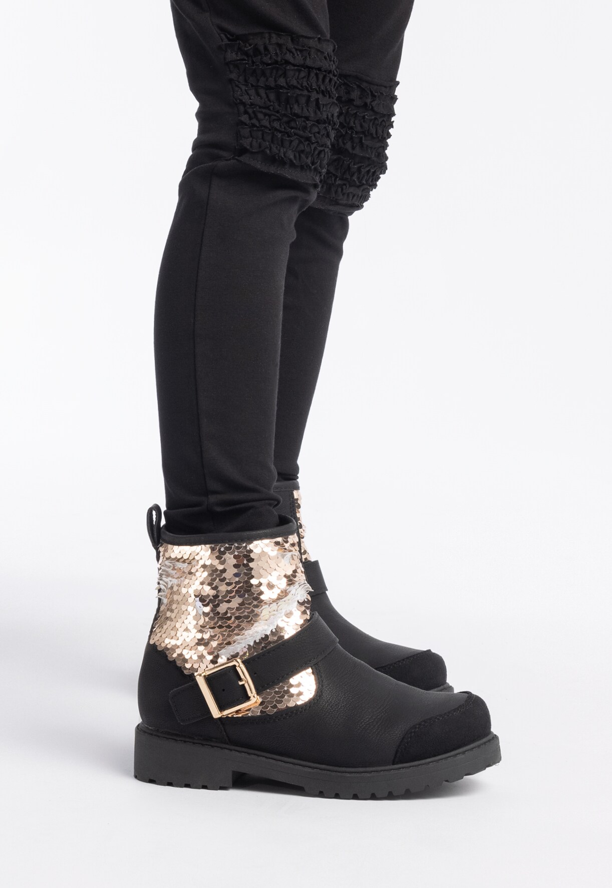 ZOEY, Boots med glidelås Sort