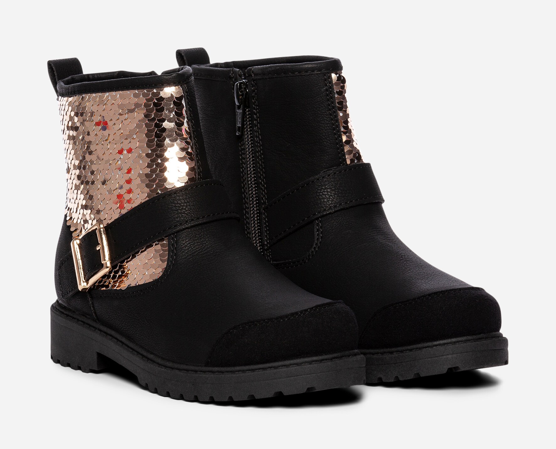 ZOEY, Boots med glidelås Sort