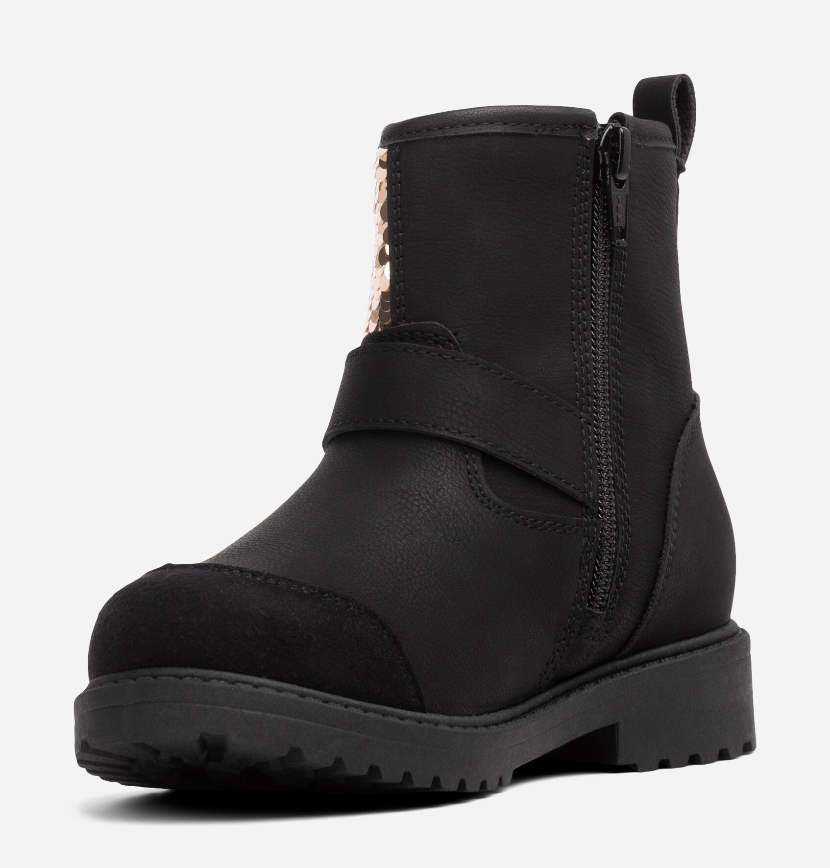 ZOEY, Boots med glidelås Sort