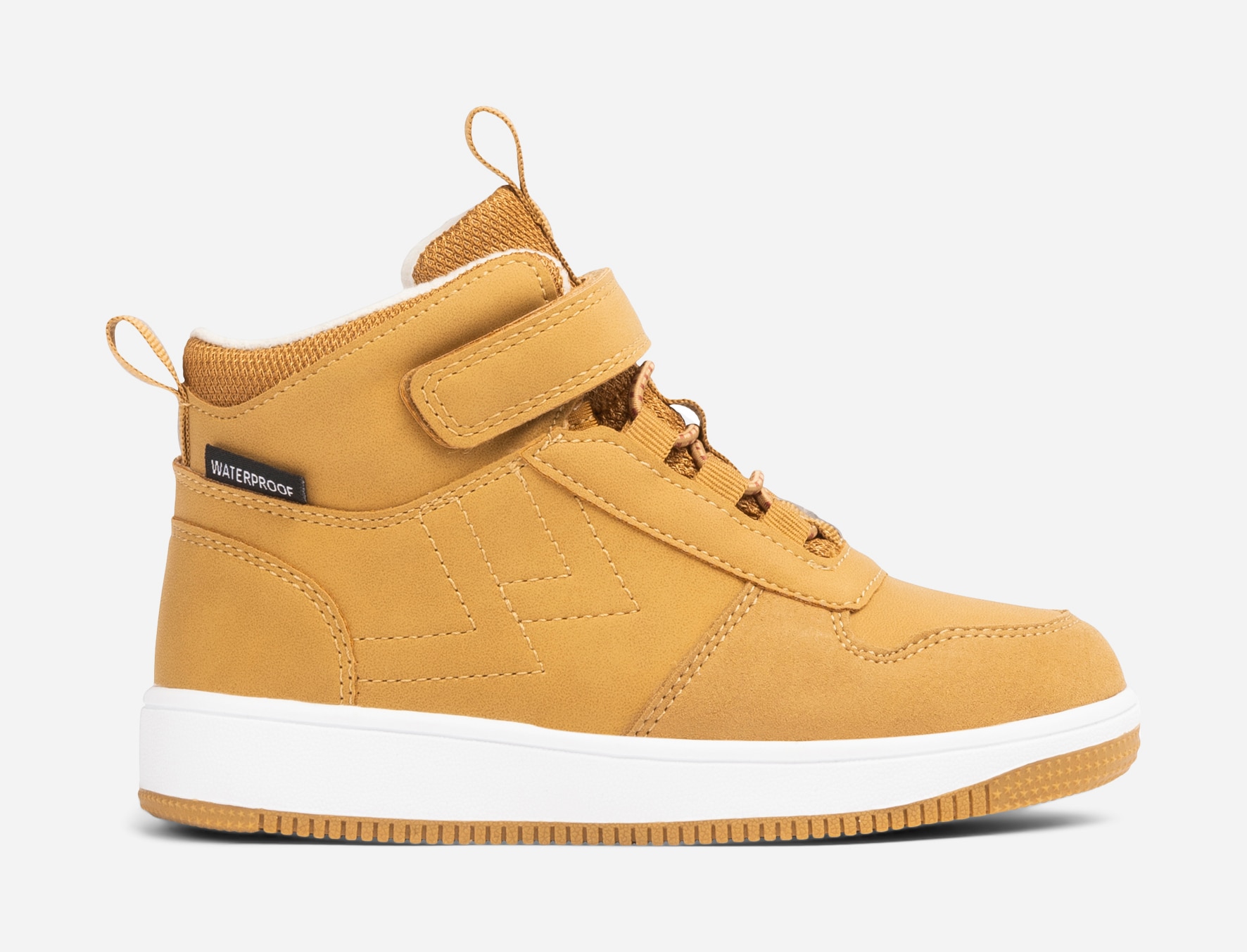 LEJON, Fleeceforet høy sneakers waterproof Gul
