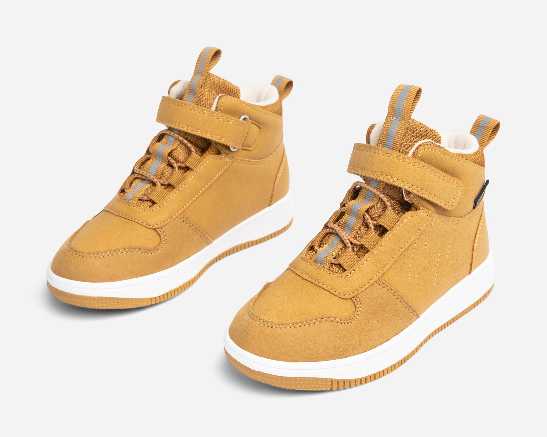 LEJON, Fleeceforet høy sneakers waterproof Gul