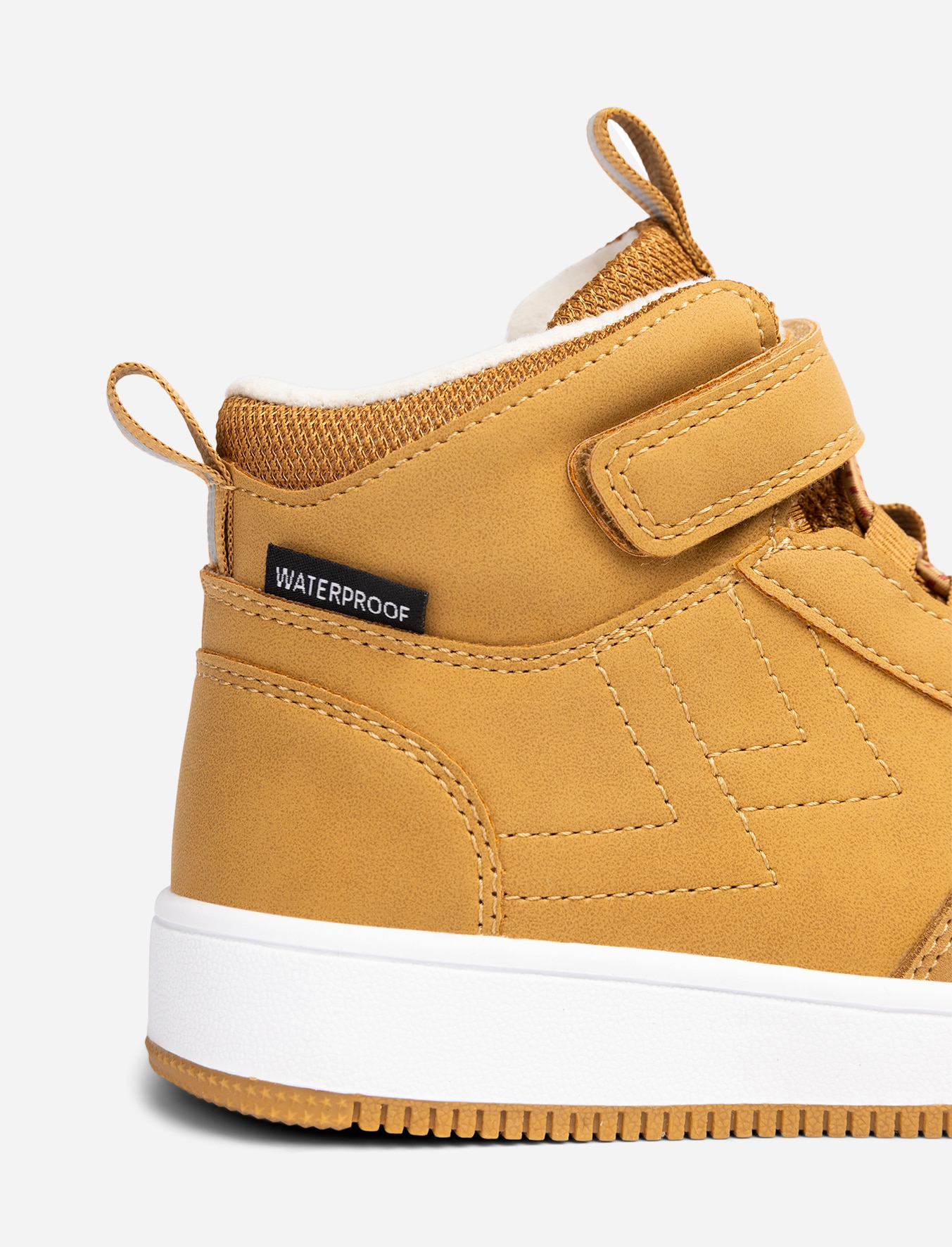 LEJON, Fleeceforet høy sneakers waterproof Gul