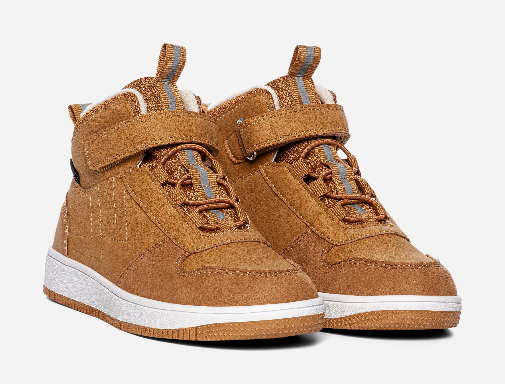 LEJON, Fleeceforet høy sneakers waterproof Gul