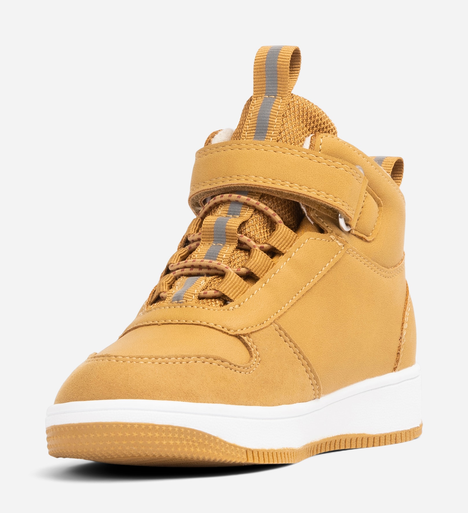 LEJON, Fleeceforet høy sneakers waterproof Gul