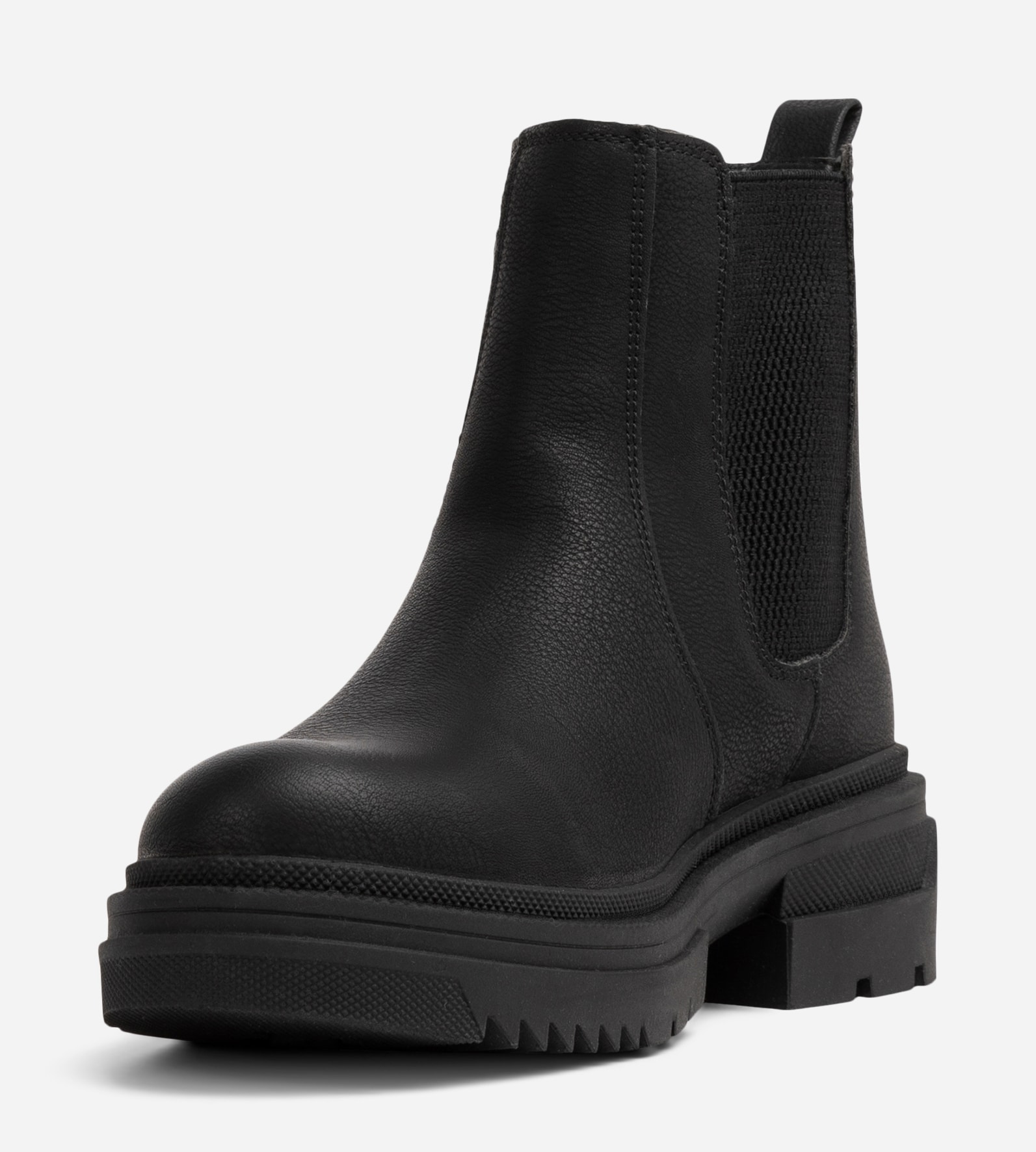 ALLEY, Varmforet chelseaboots Sort