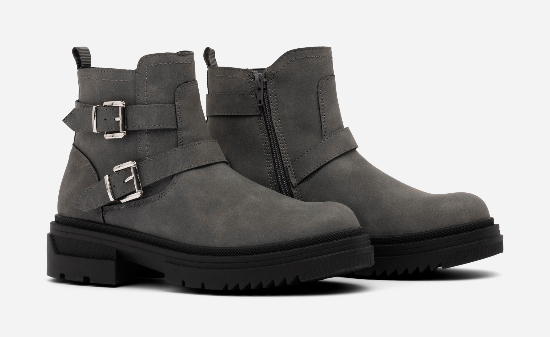 ALLEY, Varmforet boots Grå