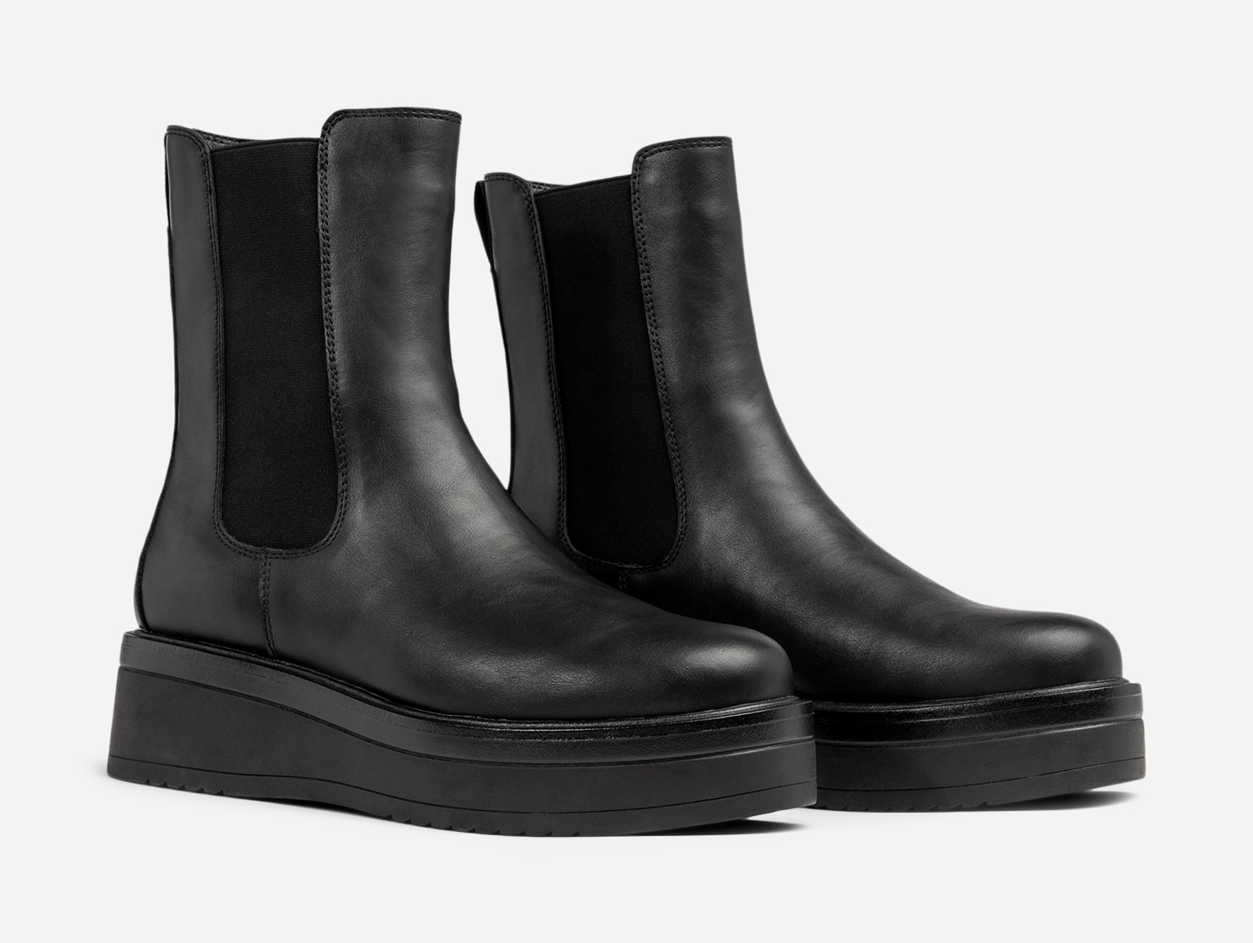 ALLEY, Varmforet boots Sort