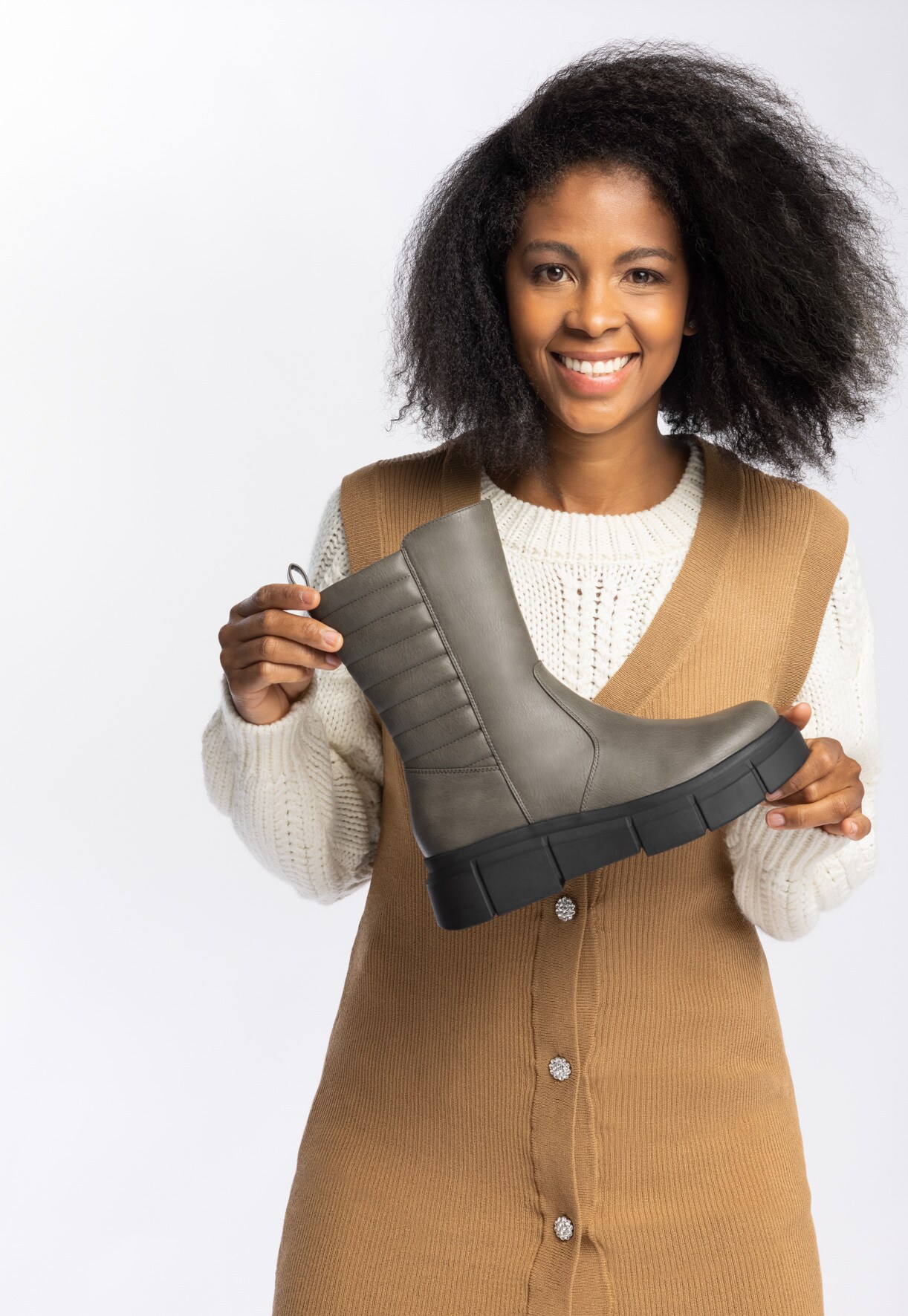 ALLEY, Boots Grå