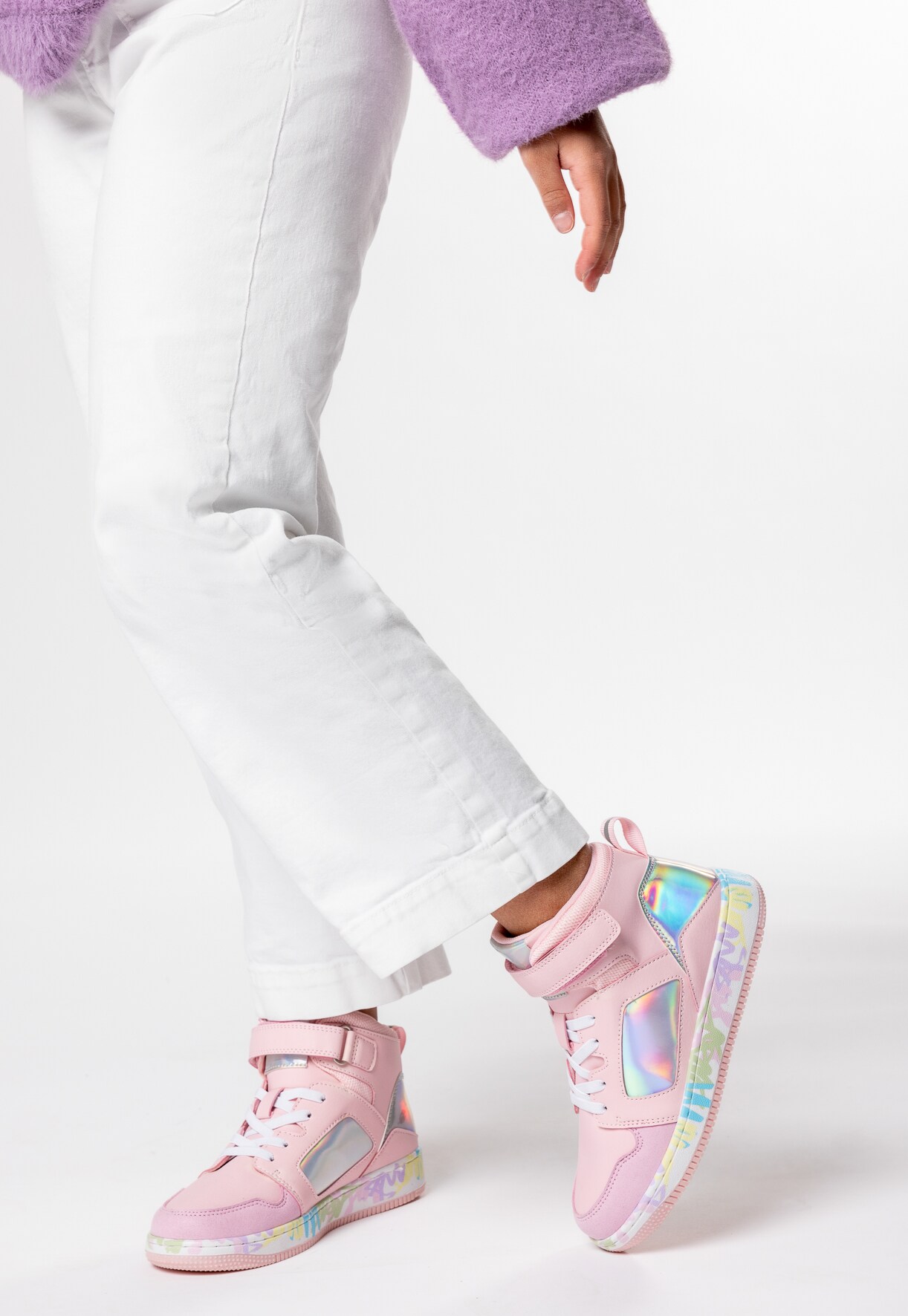 LEJON, Høye sneakers Rosa