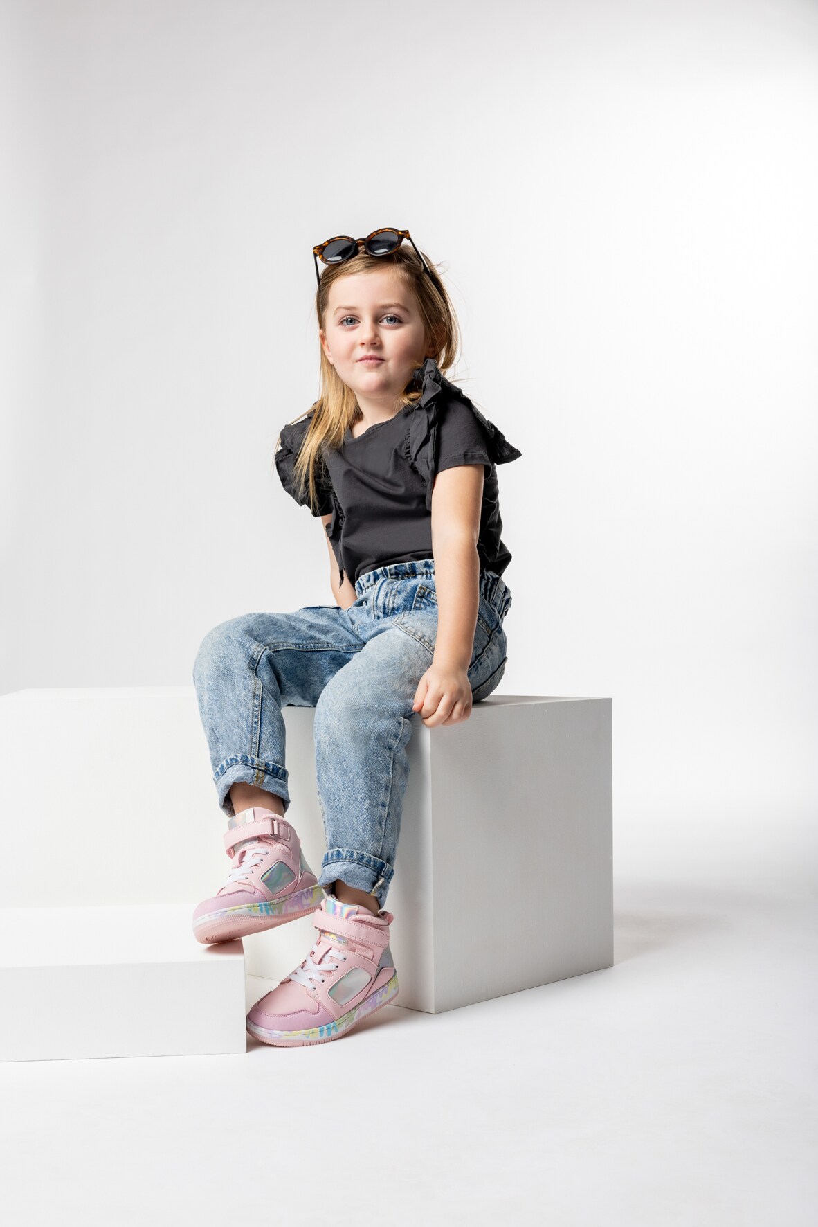 LEJON, Høye sneakers Rosa