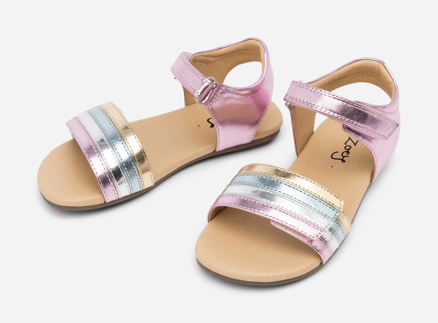 ZOEY, Sandal Flerfarget