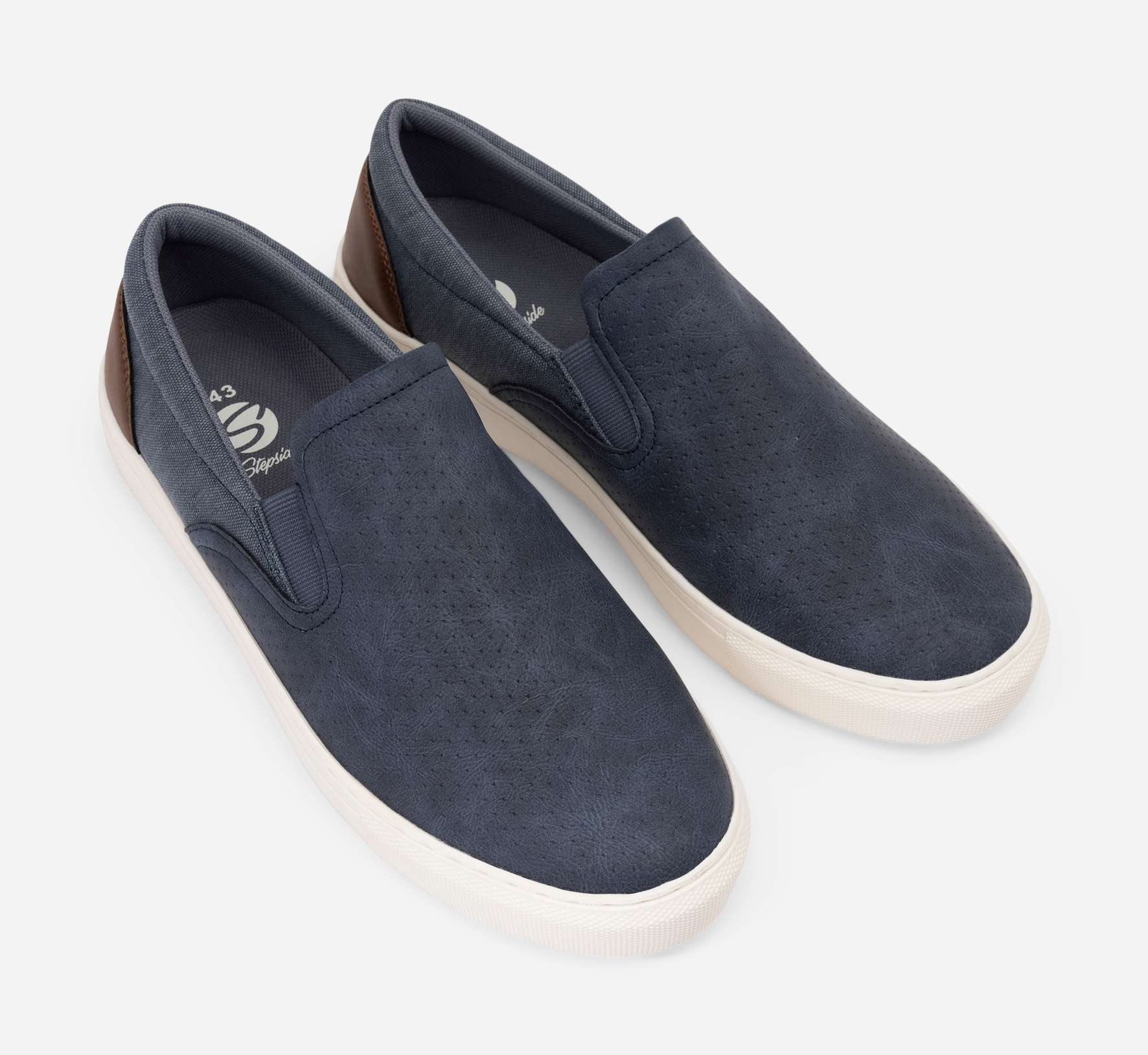 STEPSIDE, Slip-on sneakers Blå