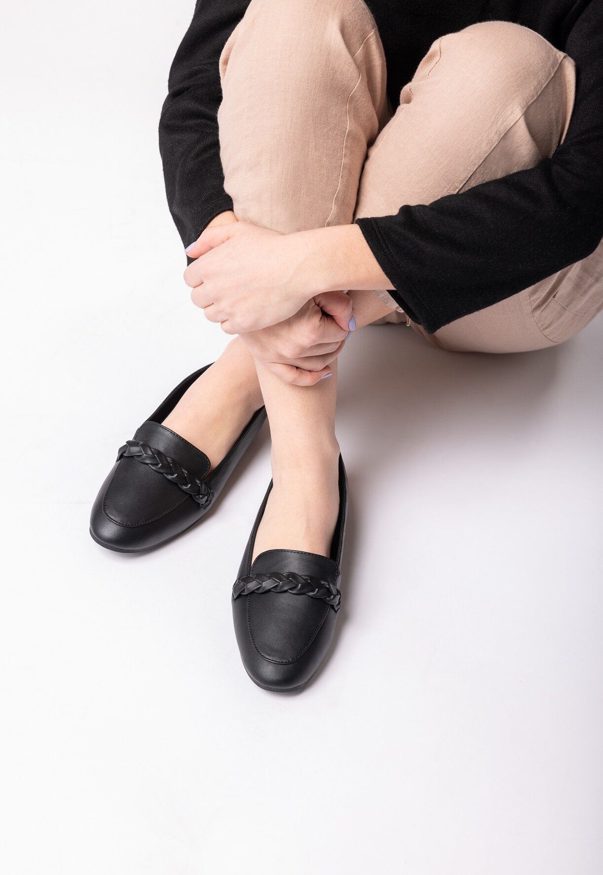 ALLEY, Loafers Sort