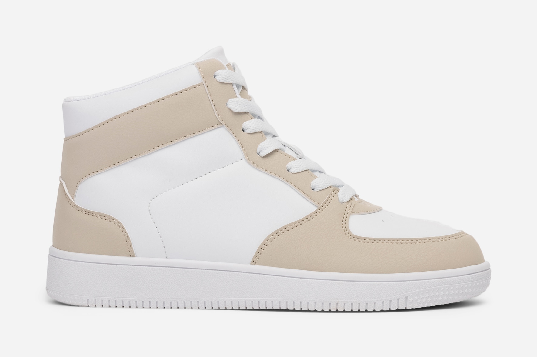 LEJON, Høye sneakers Beige