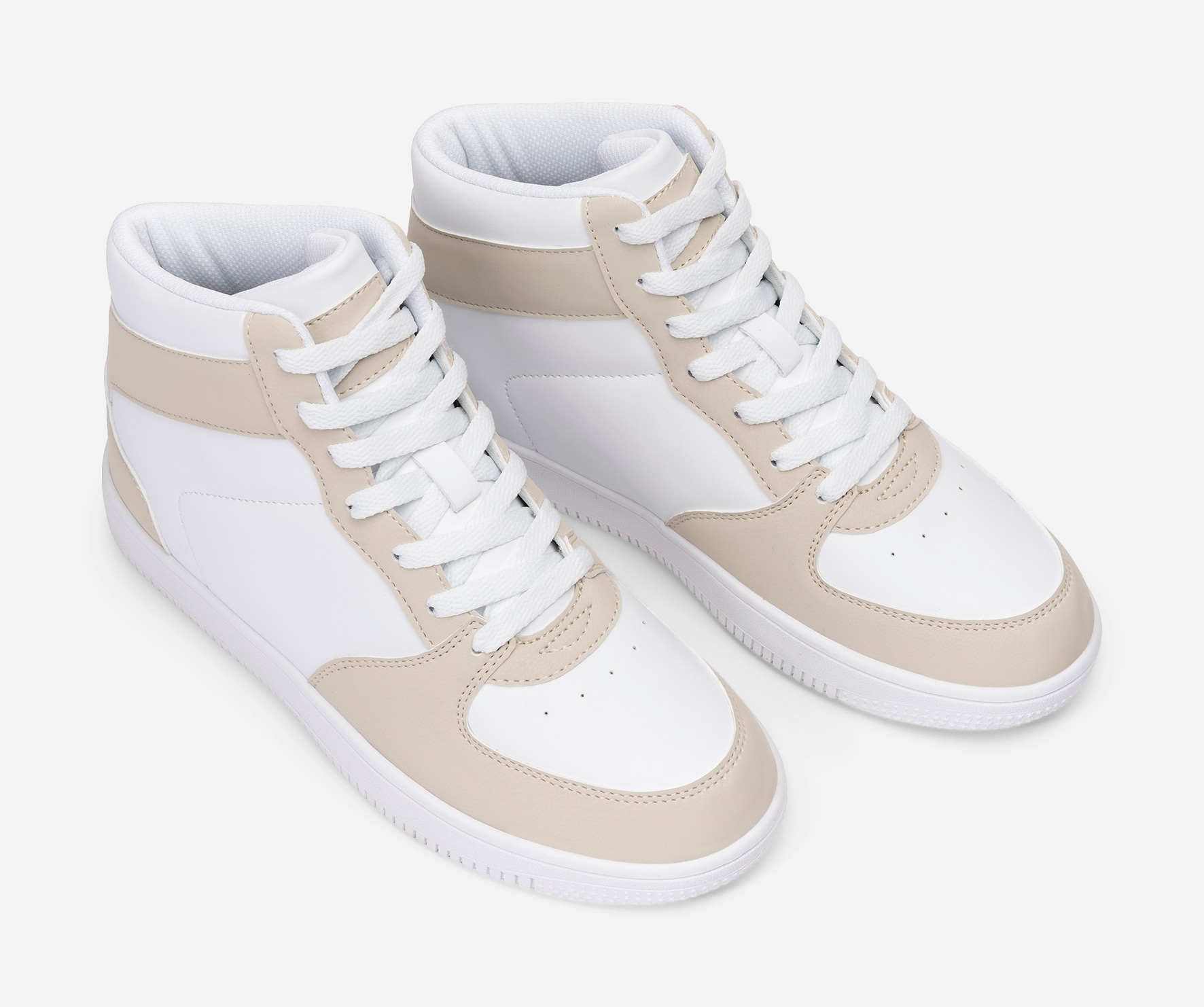 LEJON, Høye sneakers Beige