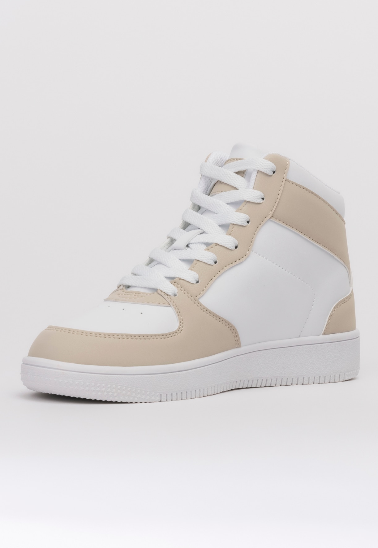 LEJON, Høye sneakers Beige