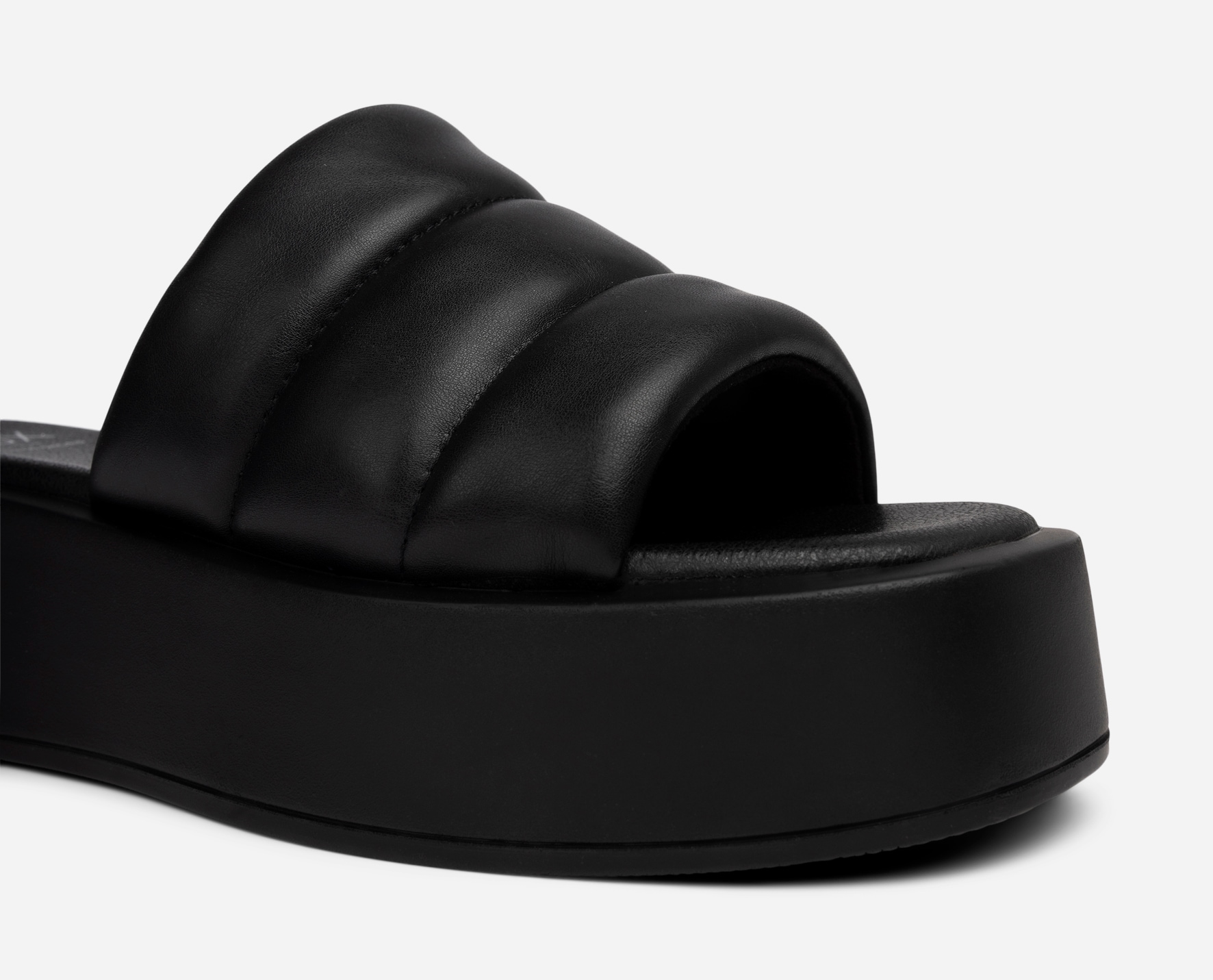 VOX, Sandalett med platåsåle Sort