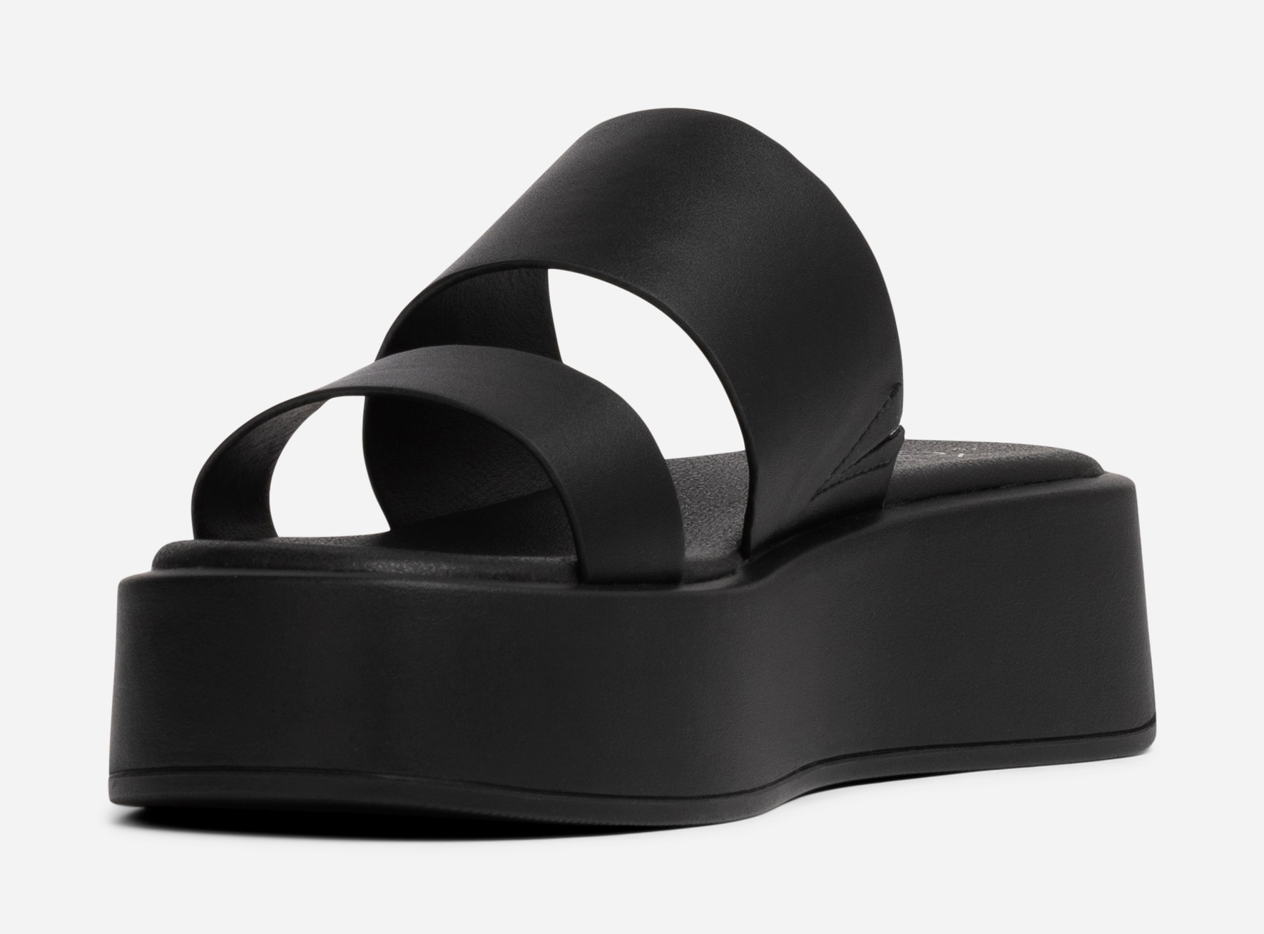 VOX, Sandalett med platåsåle Sort