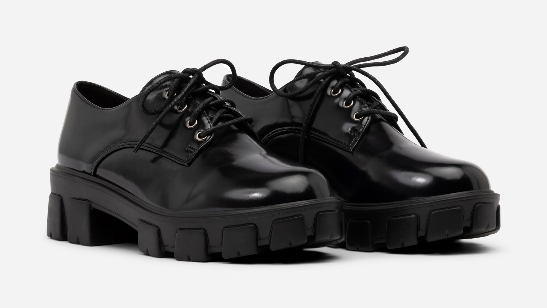 CLAUDIA GHIZZANI, Snøresko Sort