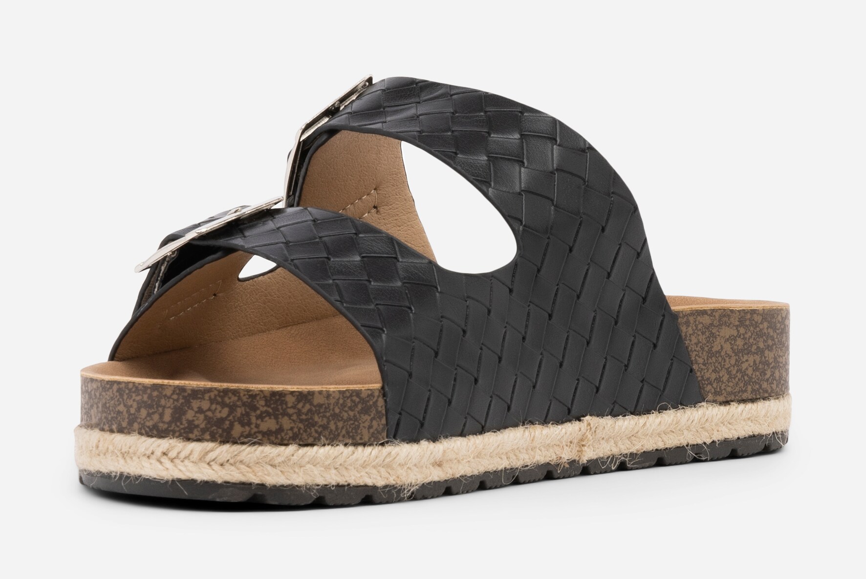 CLAUDIA GHIZZANI, Sandal med spenne Sort
