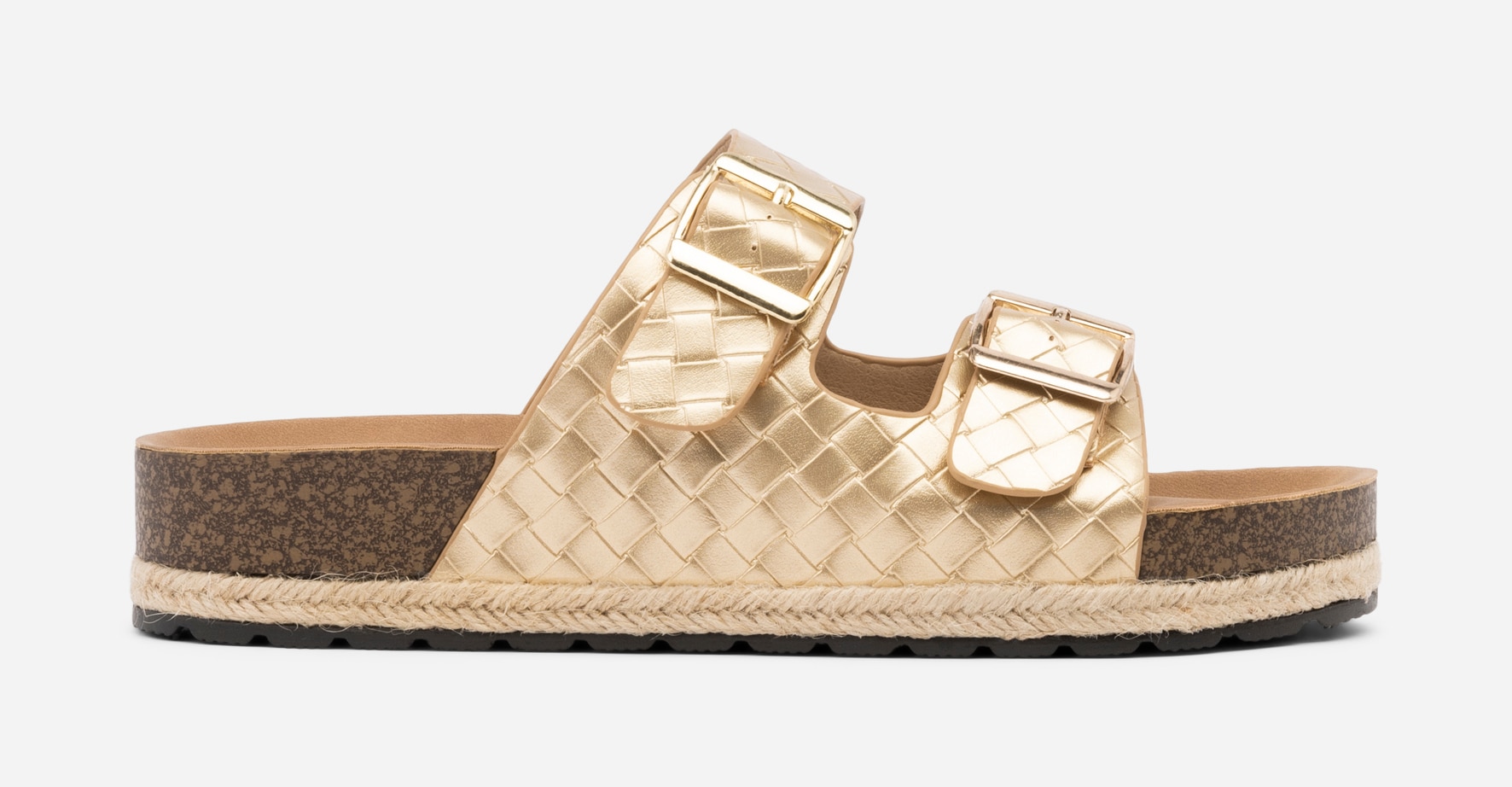 CLAUDIA GHIZZANI, Sandal med spenne Metall