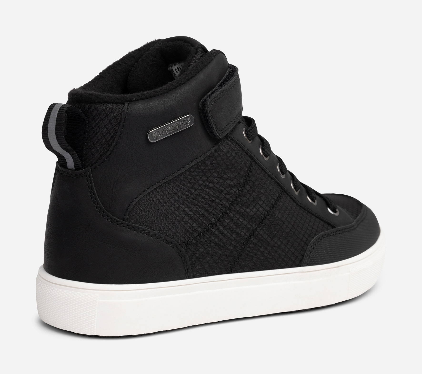 LEJON, Fleeceforet høy sneakers waterproof Sort