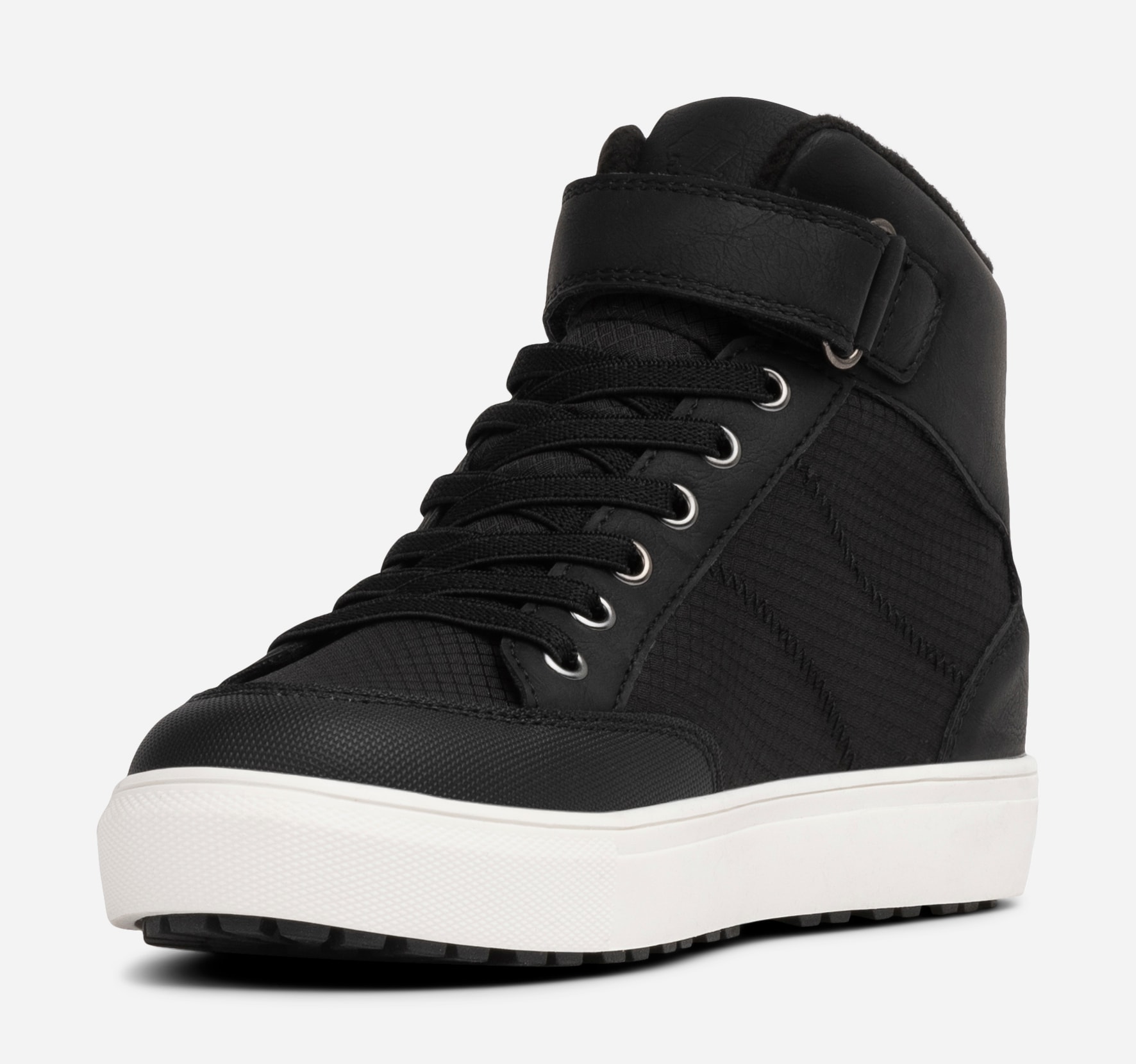 LEJON, Fleeceforet høy sneakers waterproof Sort
