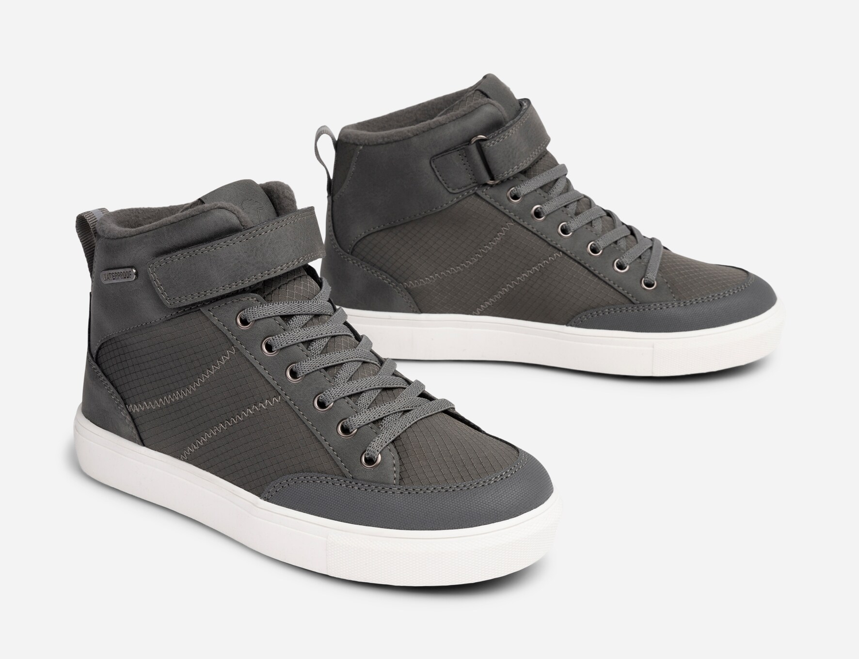 LEJON, Fleeceforet høy sneakers waterproof Grå