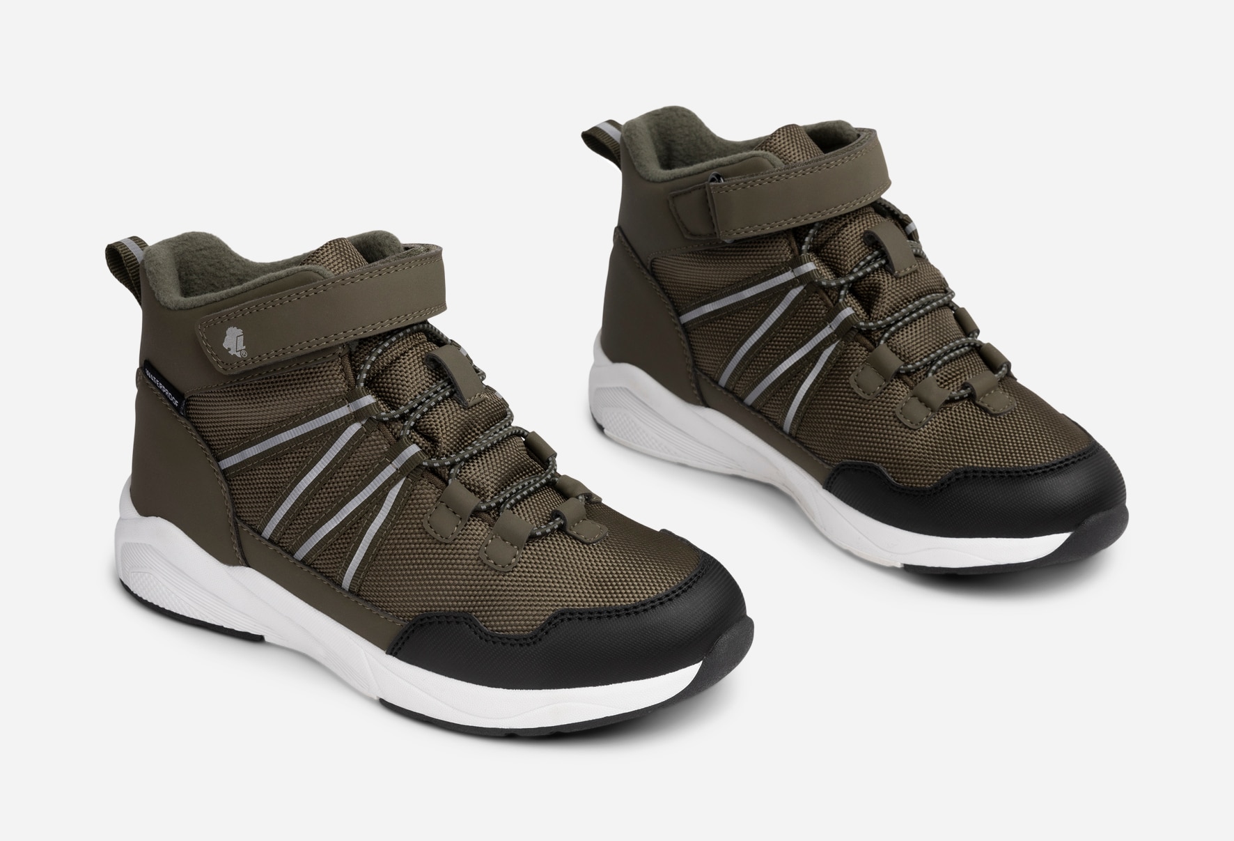 LEJON, Fleeceforet høy sneakers waterproof Grønn