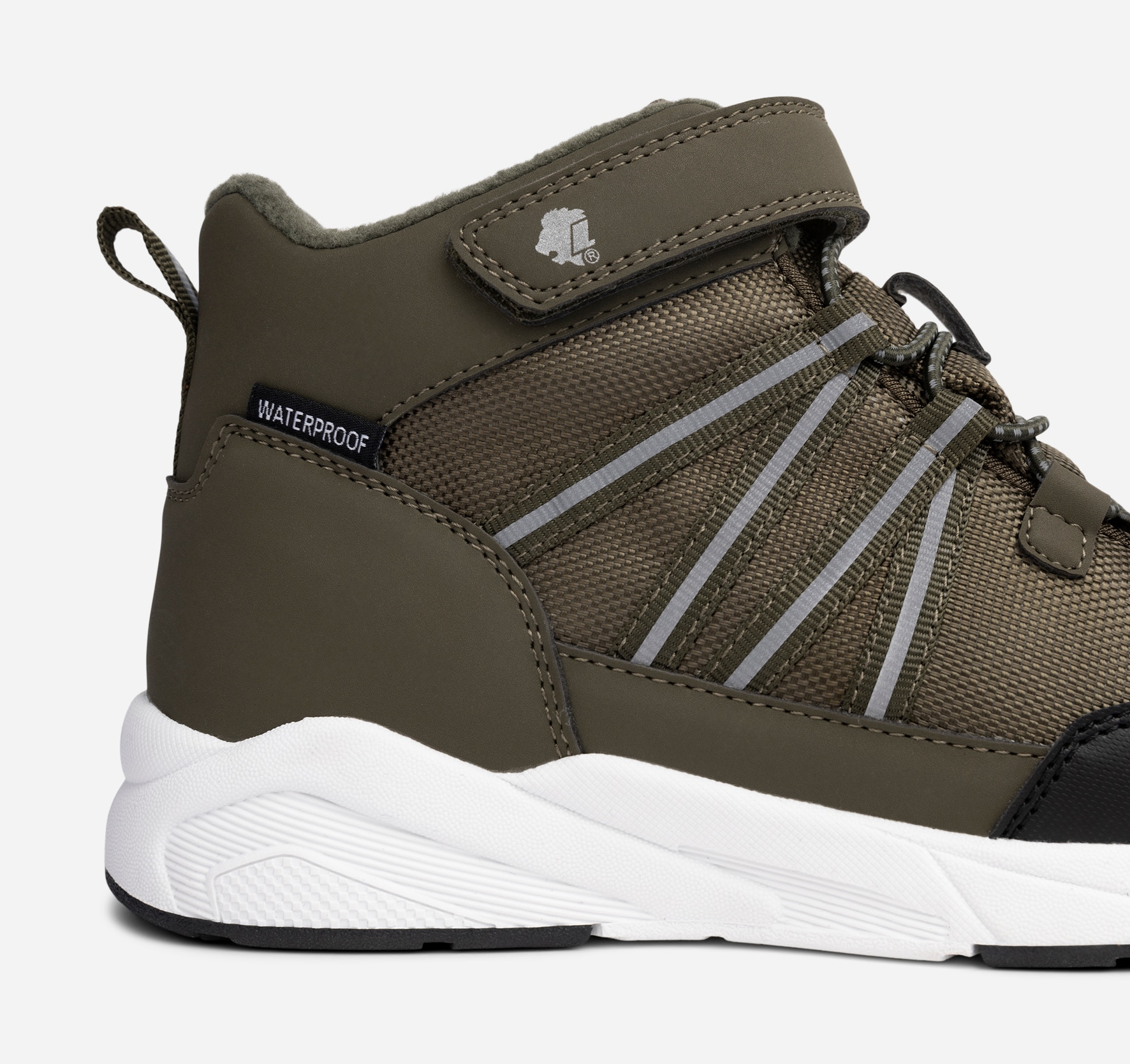 LEJON, Fleeceforet høy sneakers waterproof Grønn