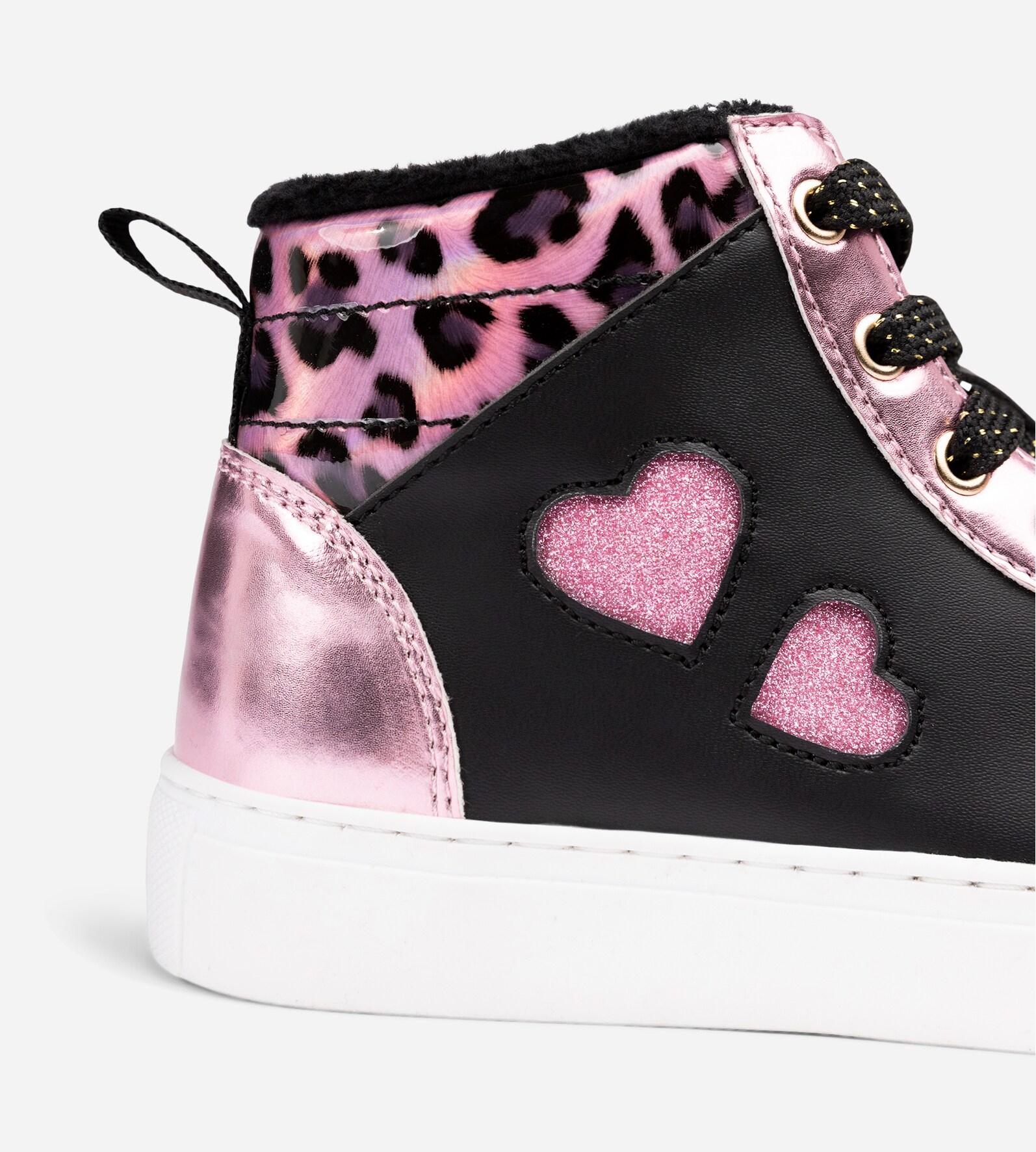 ZOEY, Varmforet sneakers Sort