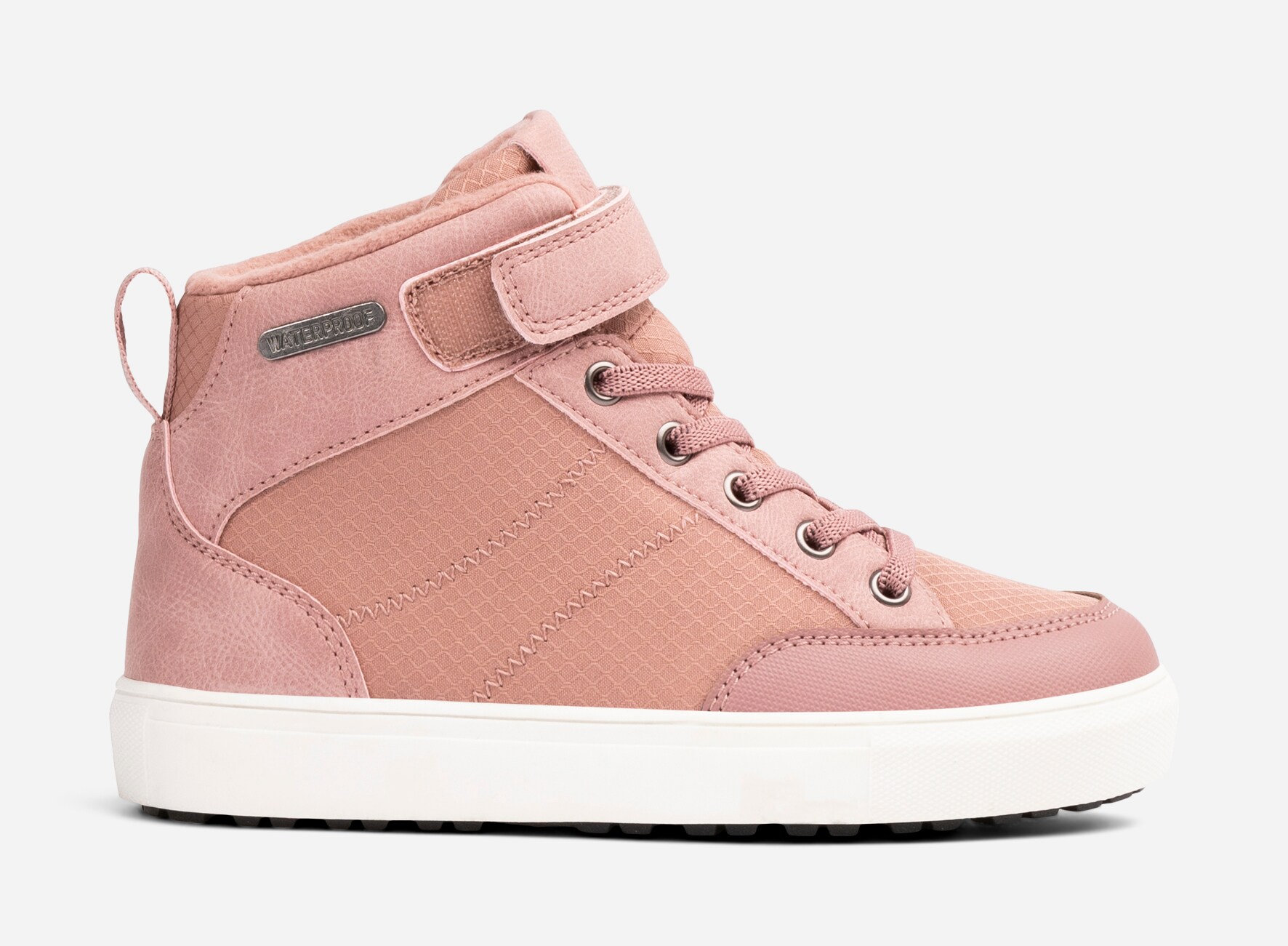 LEJON, Fleeceforet høy sneakers waterproof Rosa