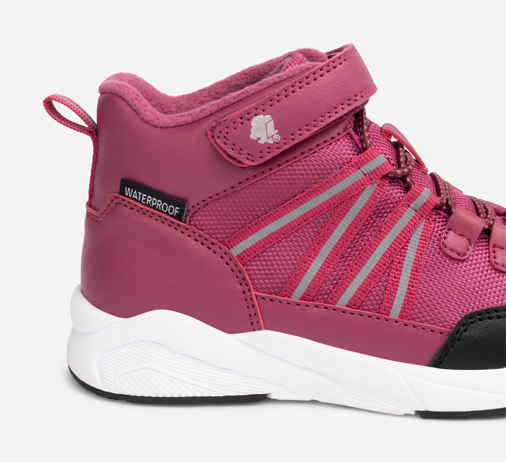 LEJON, Fleeceforet høy sneakers waterproof Rosa