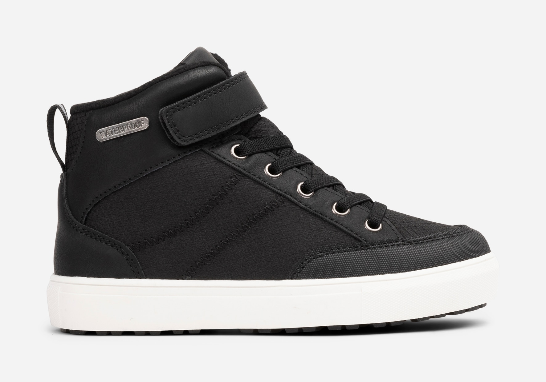 LEJON, Fleeceforet høy sneakers waterproof Sort