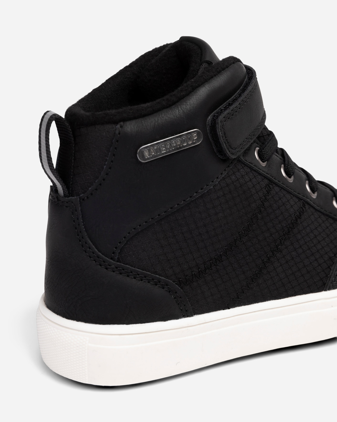 LEJON, Fleeceforet høy sneakers waterproof Sort