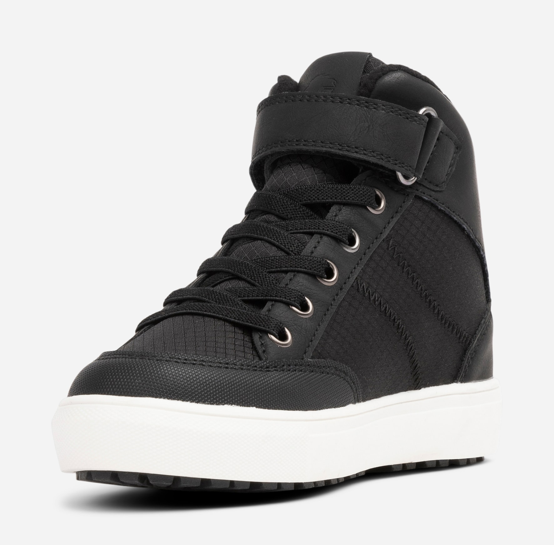 LEJON, Fleeceforet høy sneakers waterproof Sort